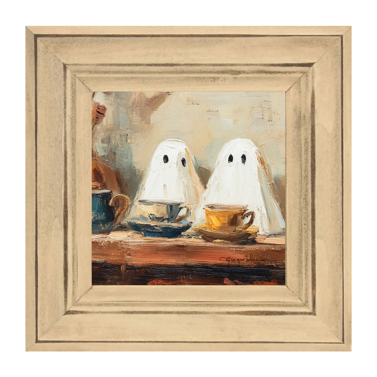 Ghosts Enjoying Tea