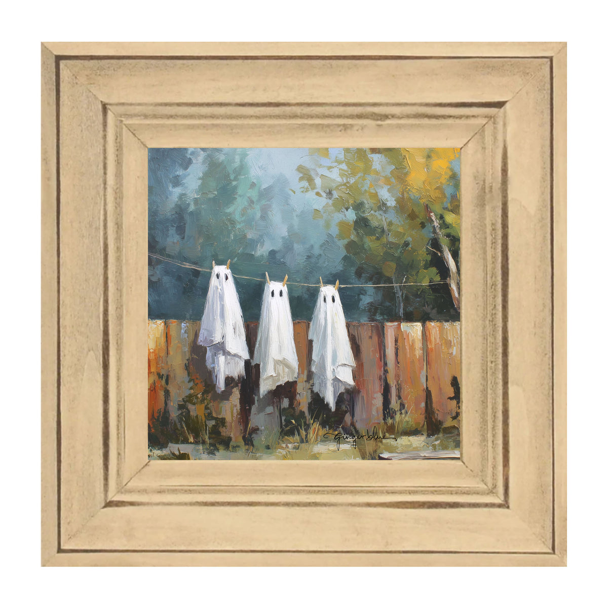 Ghost Costumes Drying