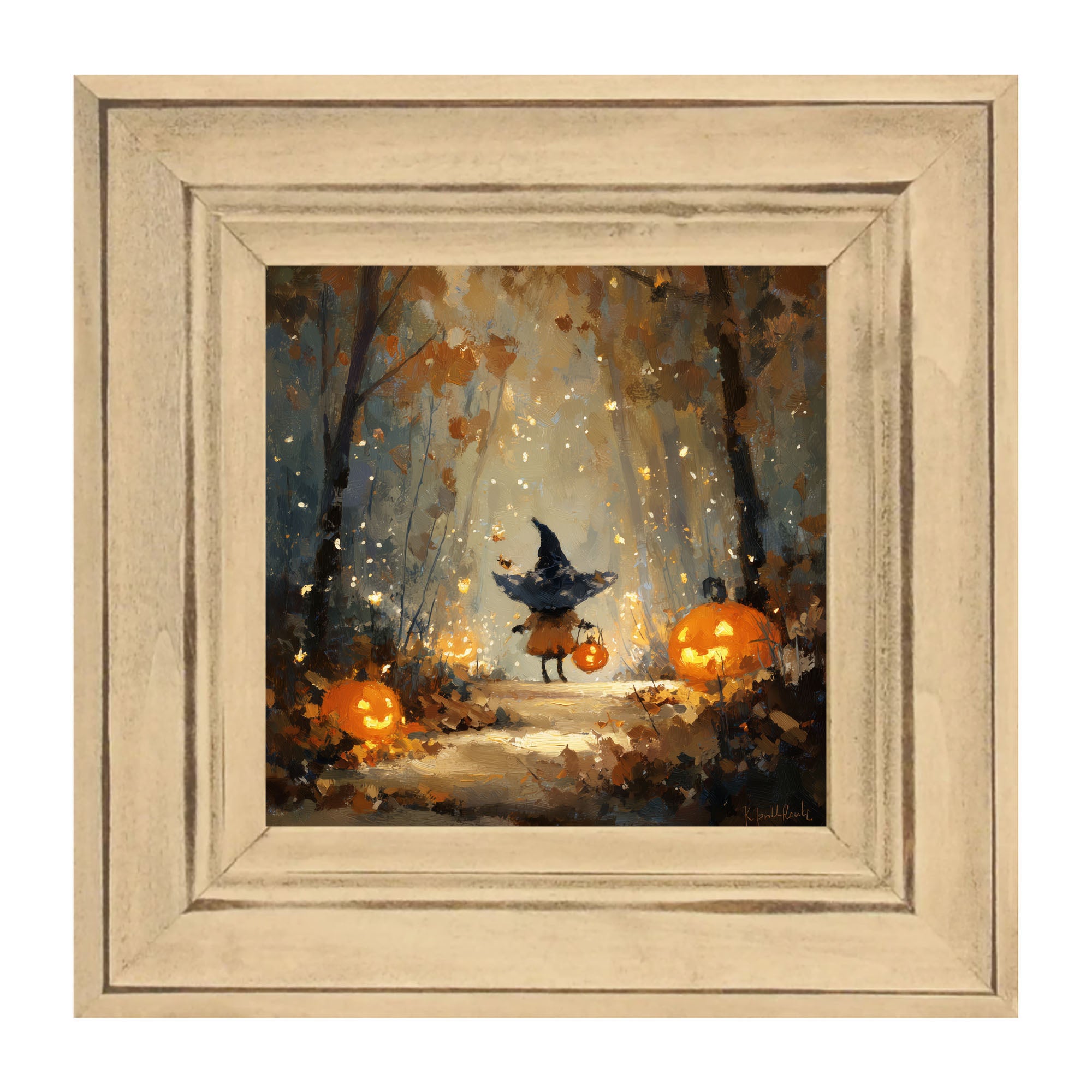 Halloween Friends - Witch on Forest Path