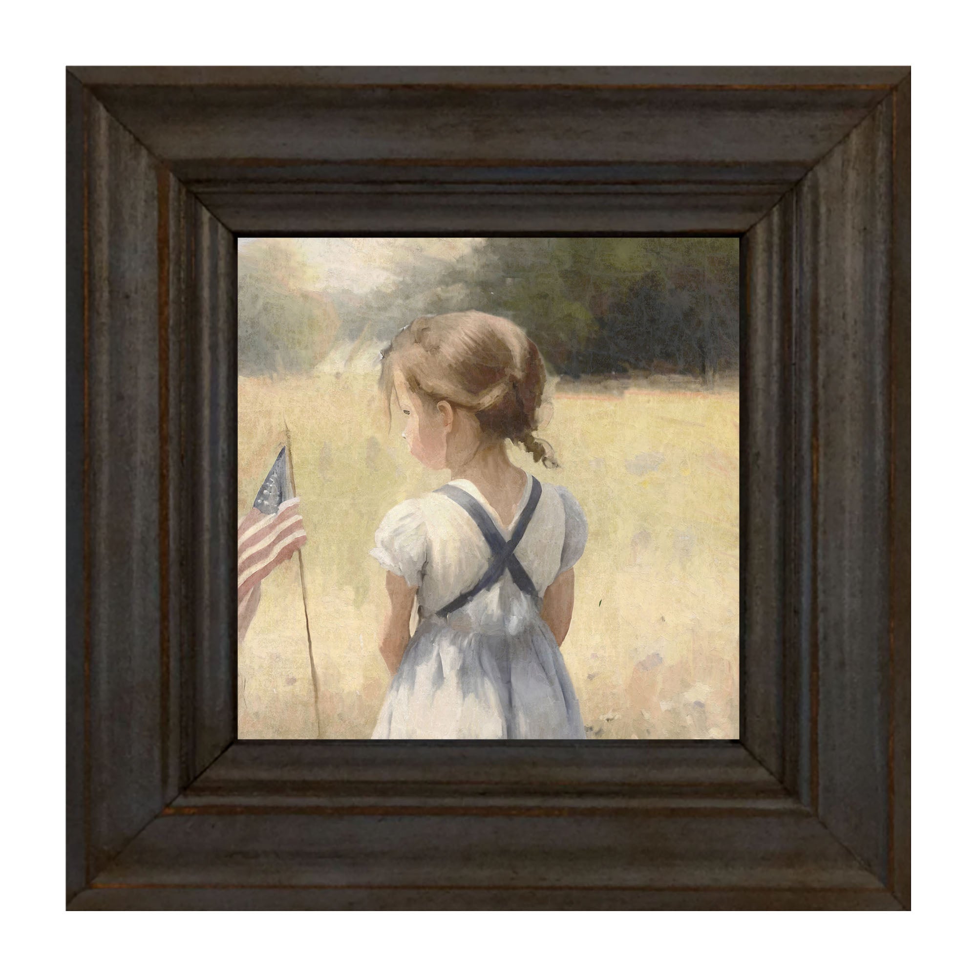 Girl with Flag