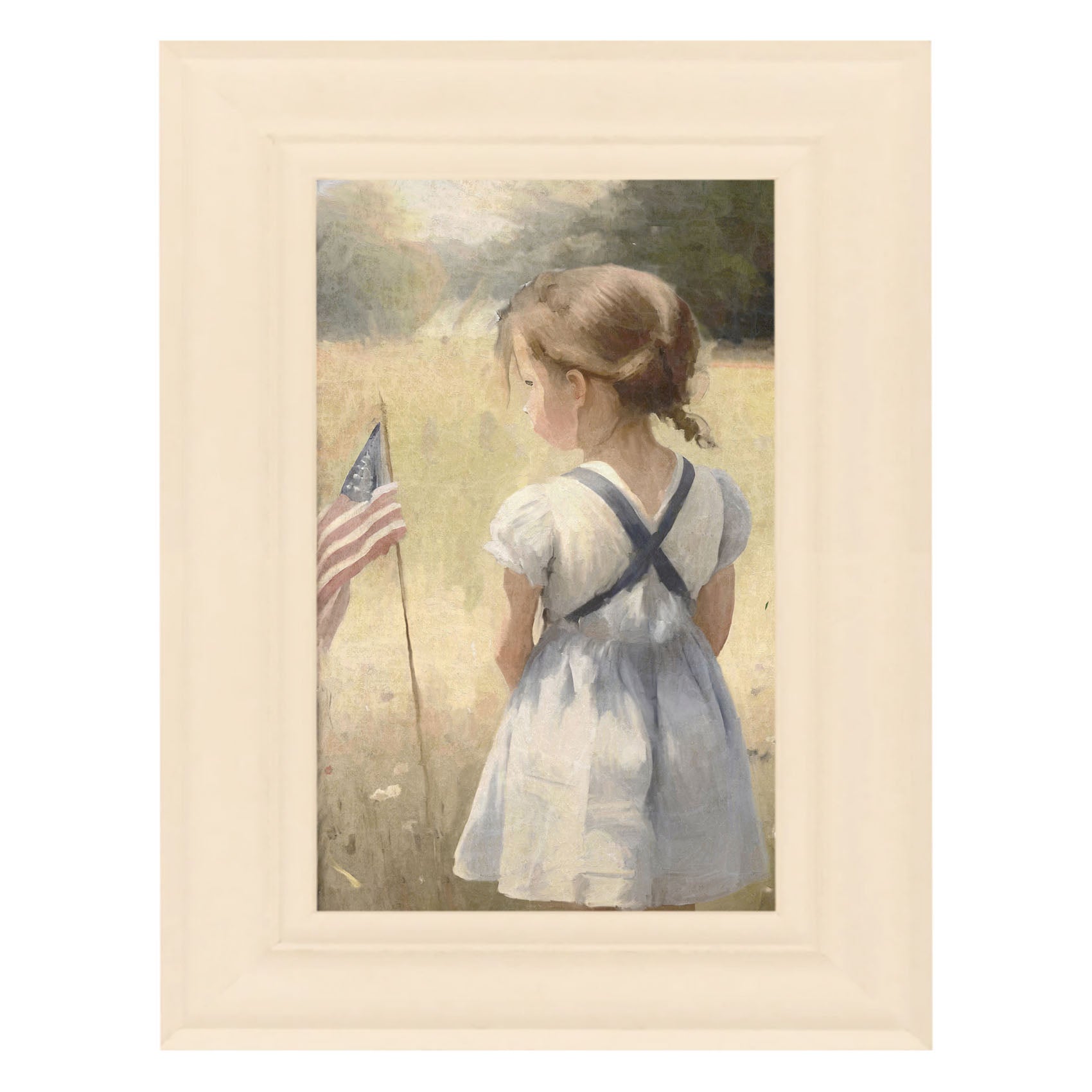 Girl with Flag