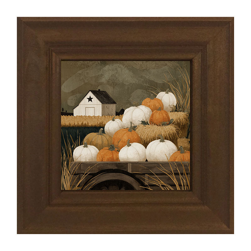 Rustic Wagon with Pumpkins