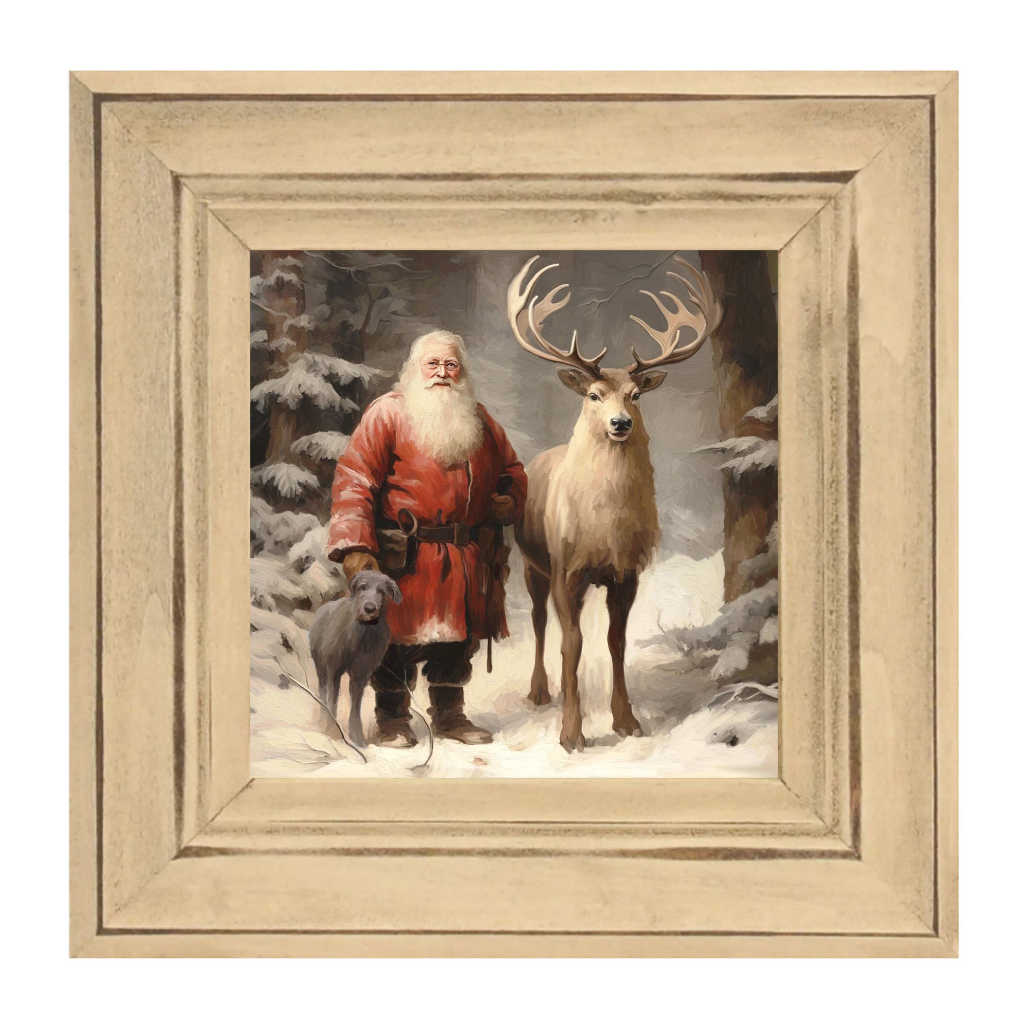 Winter Forest Santa