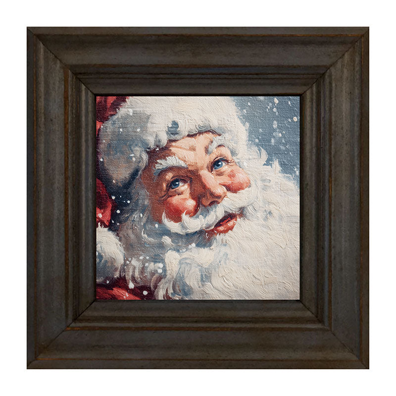 Snowy Santa Smiling