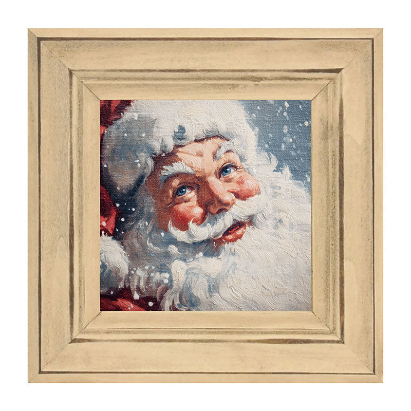 Snowy Santa Smiling