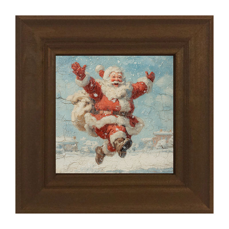 Snowy Santa Dashing through the Snow