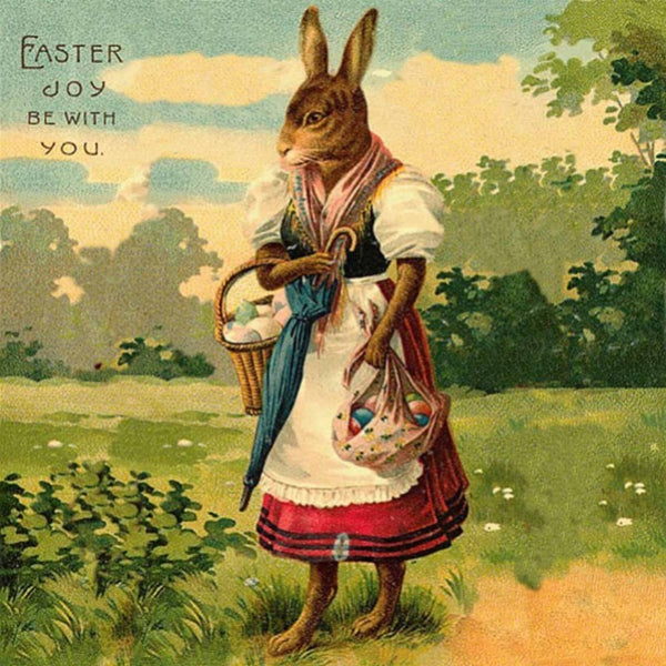 Mother Bunny with Eggs