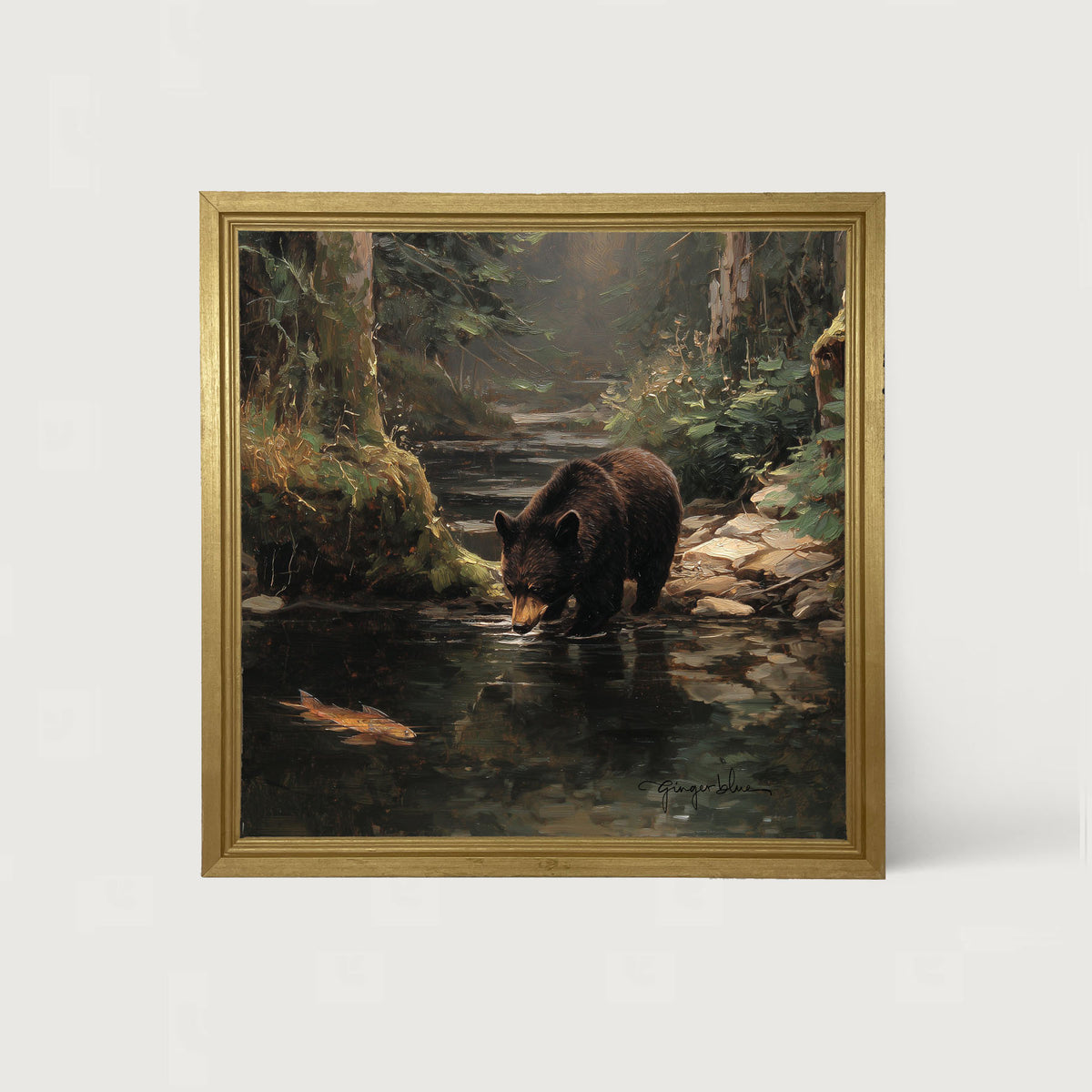 Bear Stopping for Water