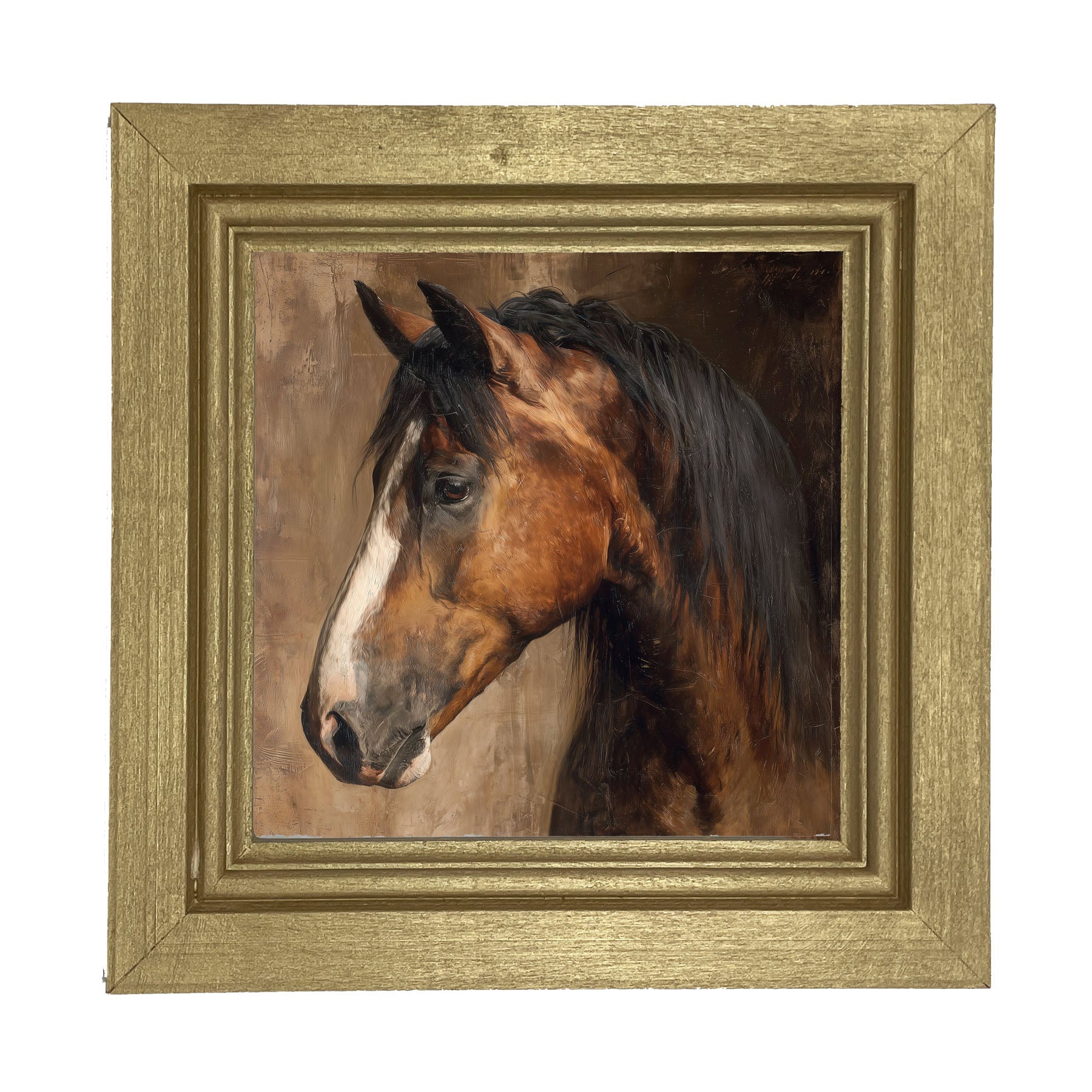 Horse Portrait - Framed Art