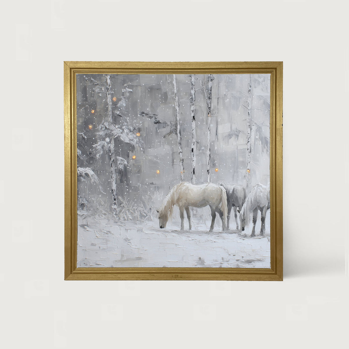Horses in the Snow