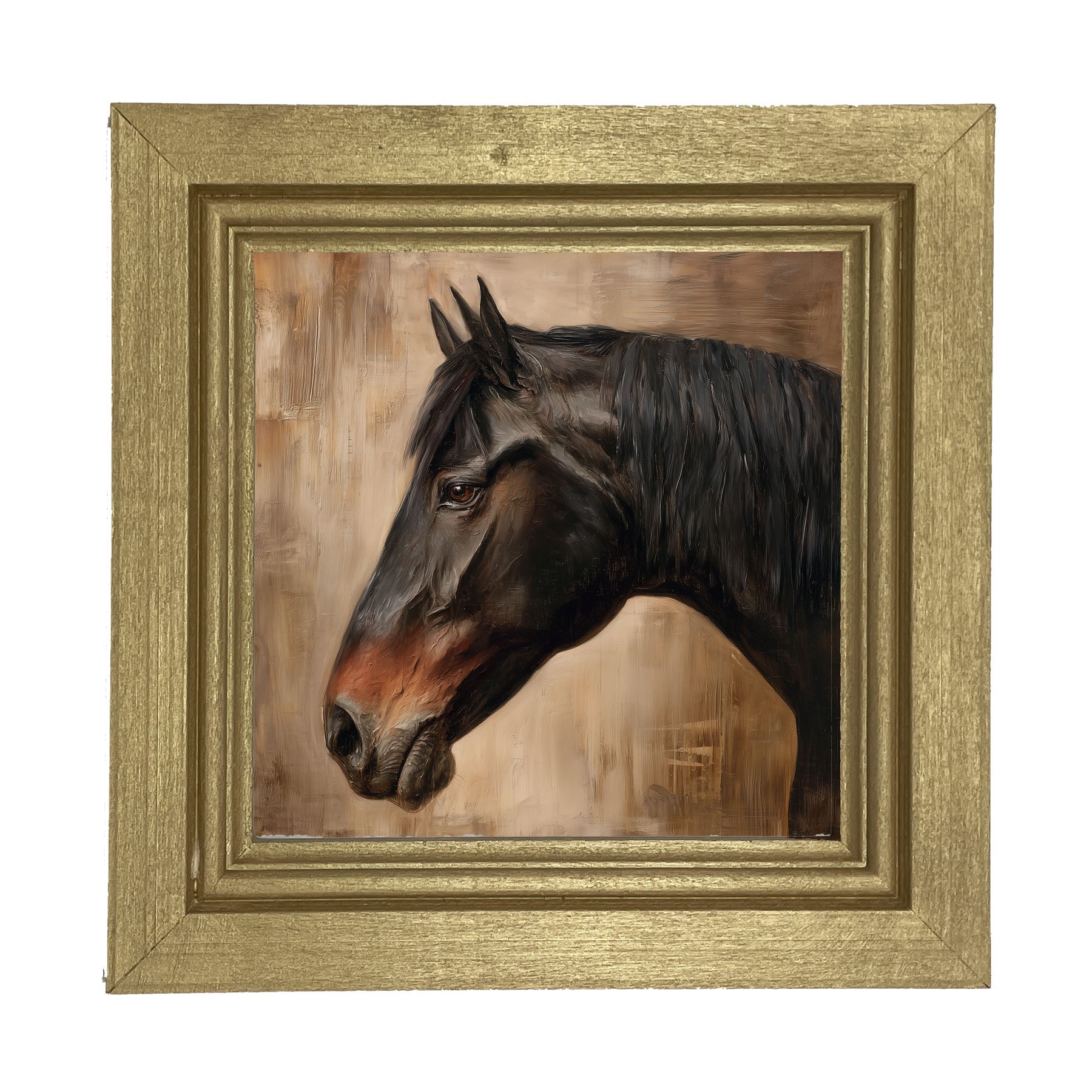 Peaceful Horse - Framed Art