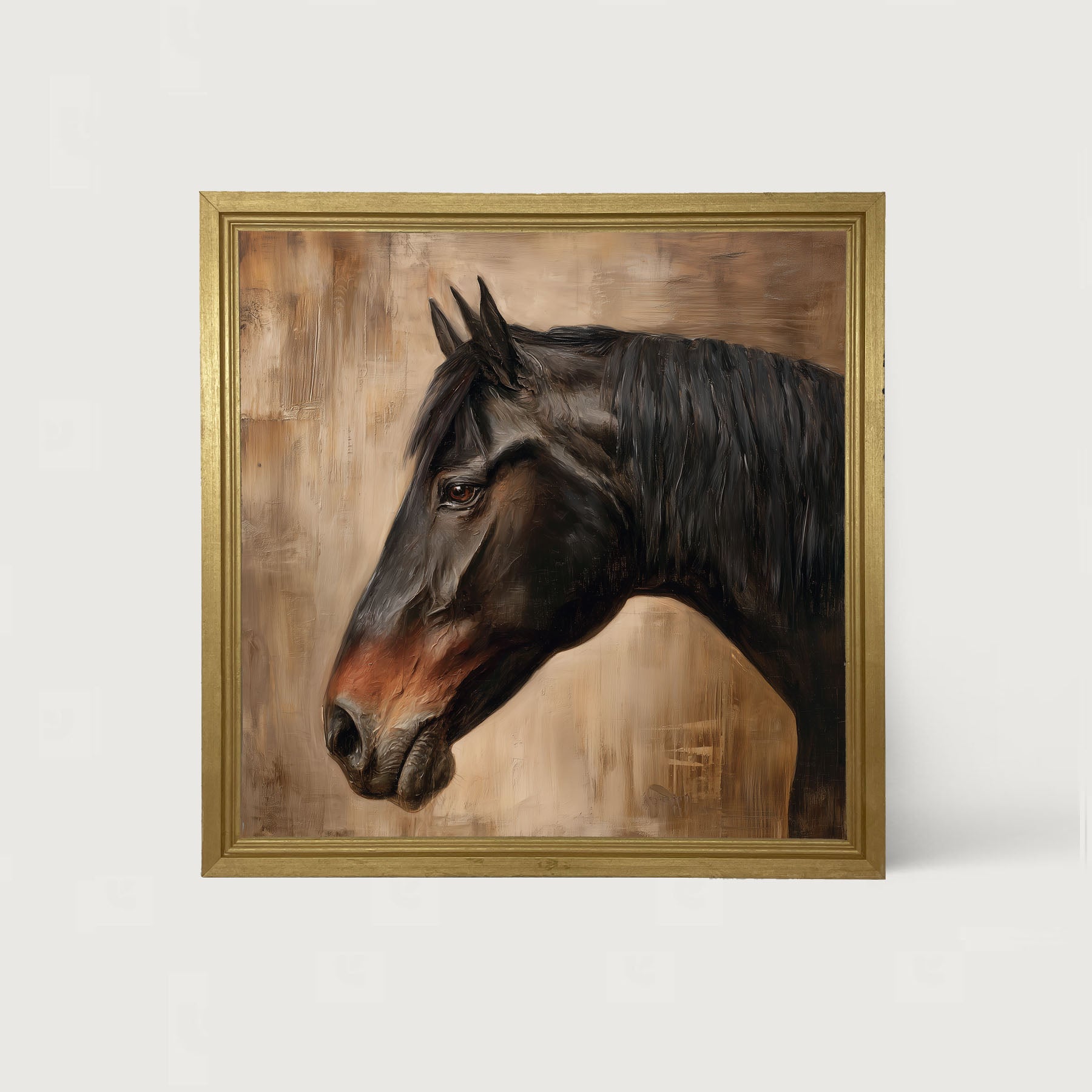 Peaceful Horse - Framed Art