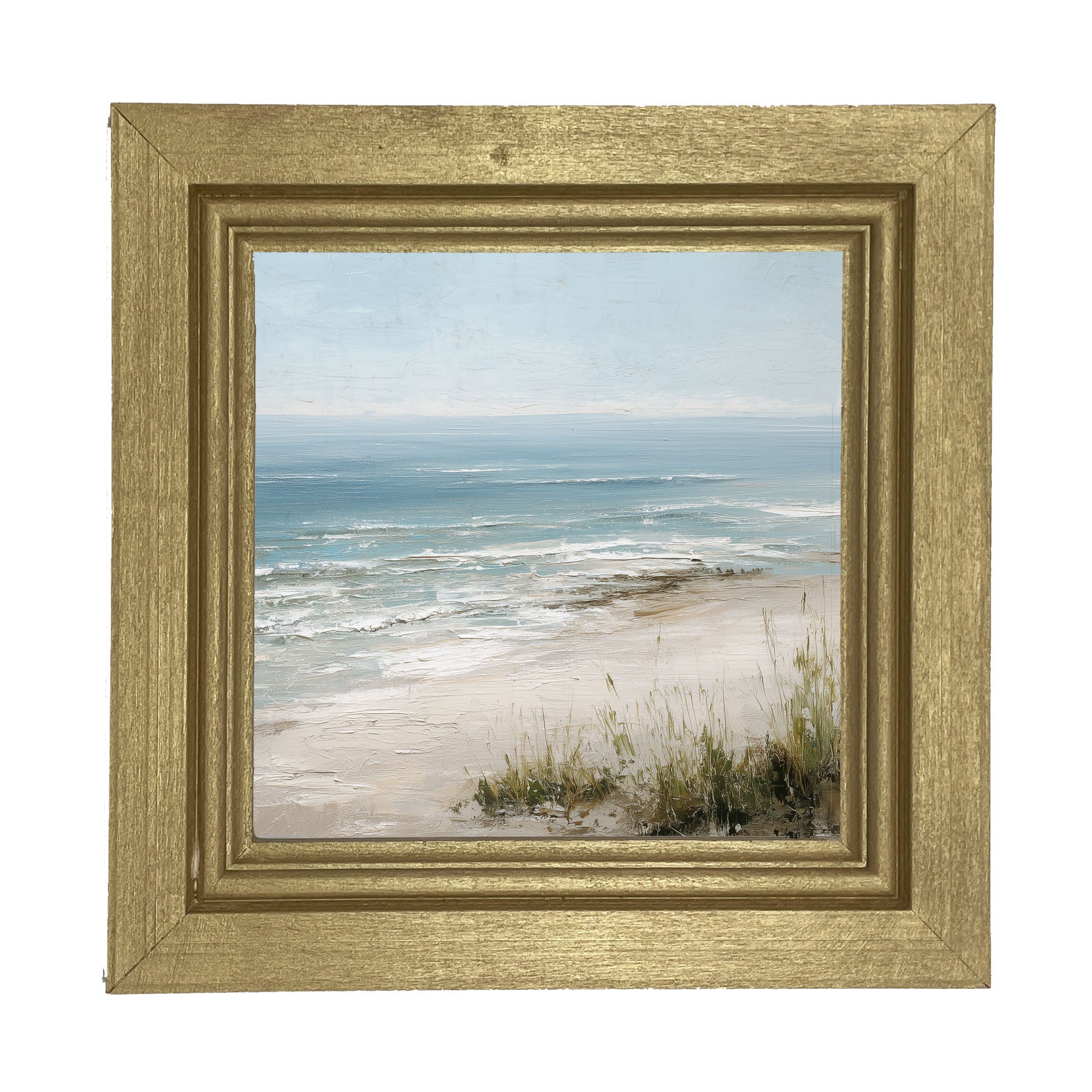 Ocean Island - Beach - Framed Art