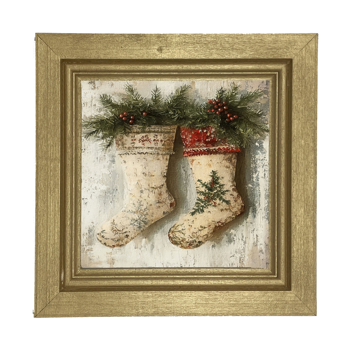 White Stockings - Framed art