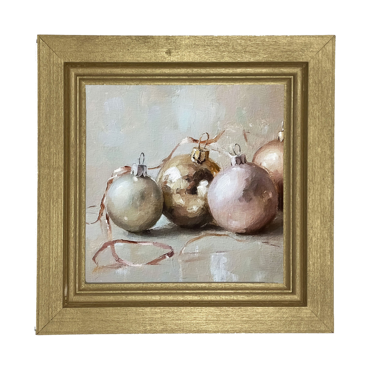 Ornaments and Ribbons - Framed Art