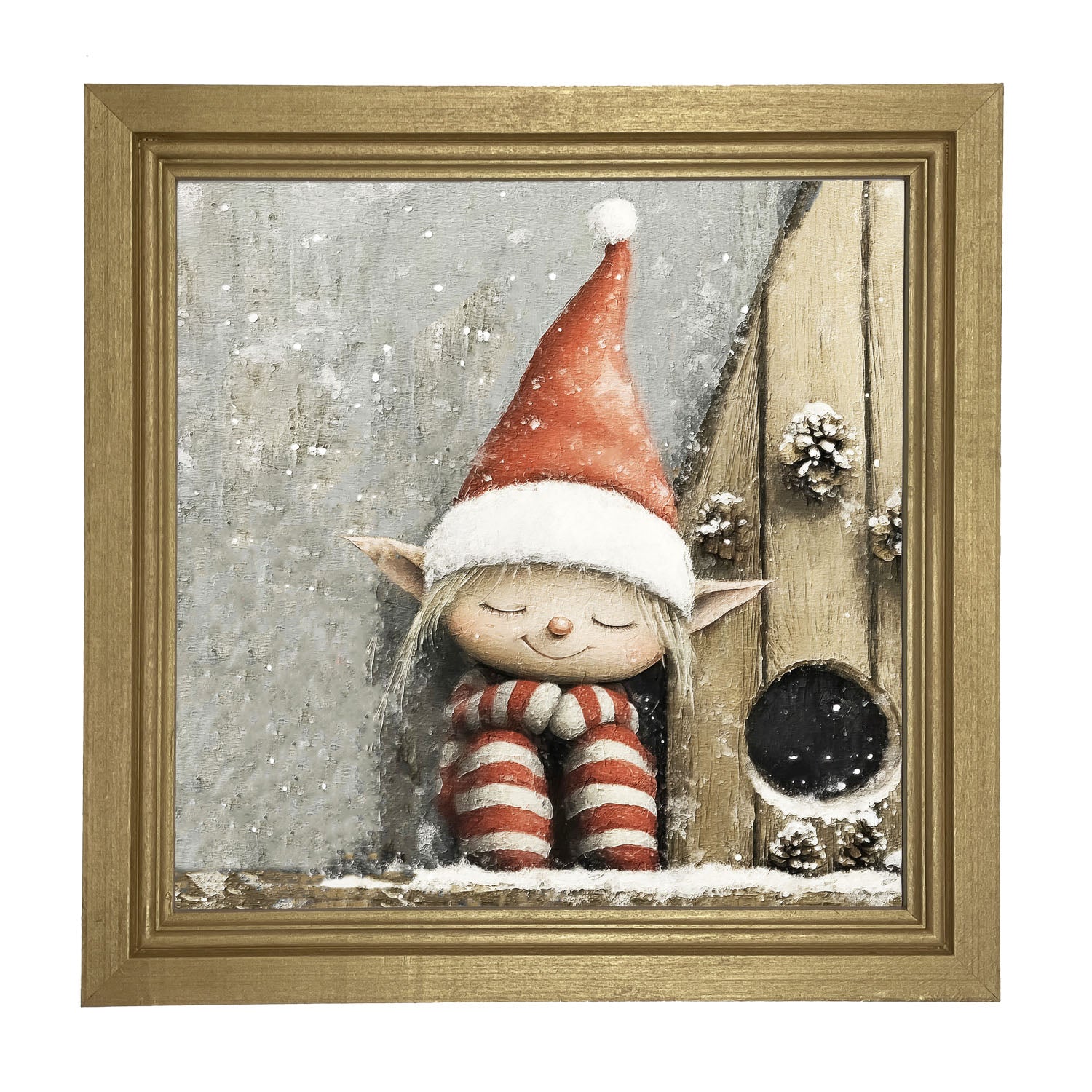 Sleeping Elf - Framed Art