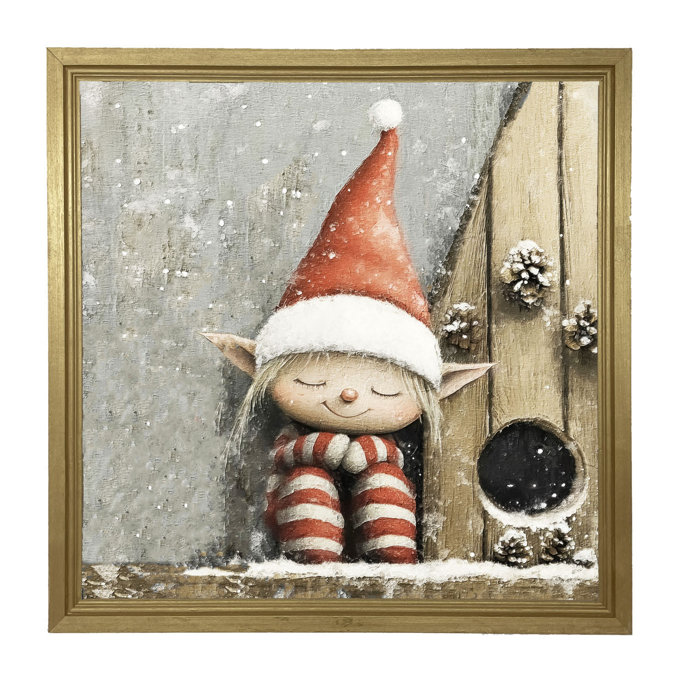 Sleeping Elf - Framed Art