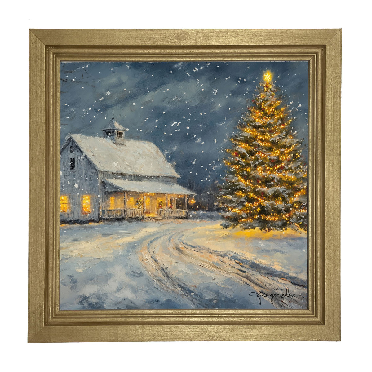 Christmas in the Country - Framed Art