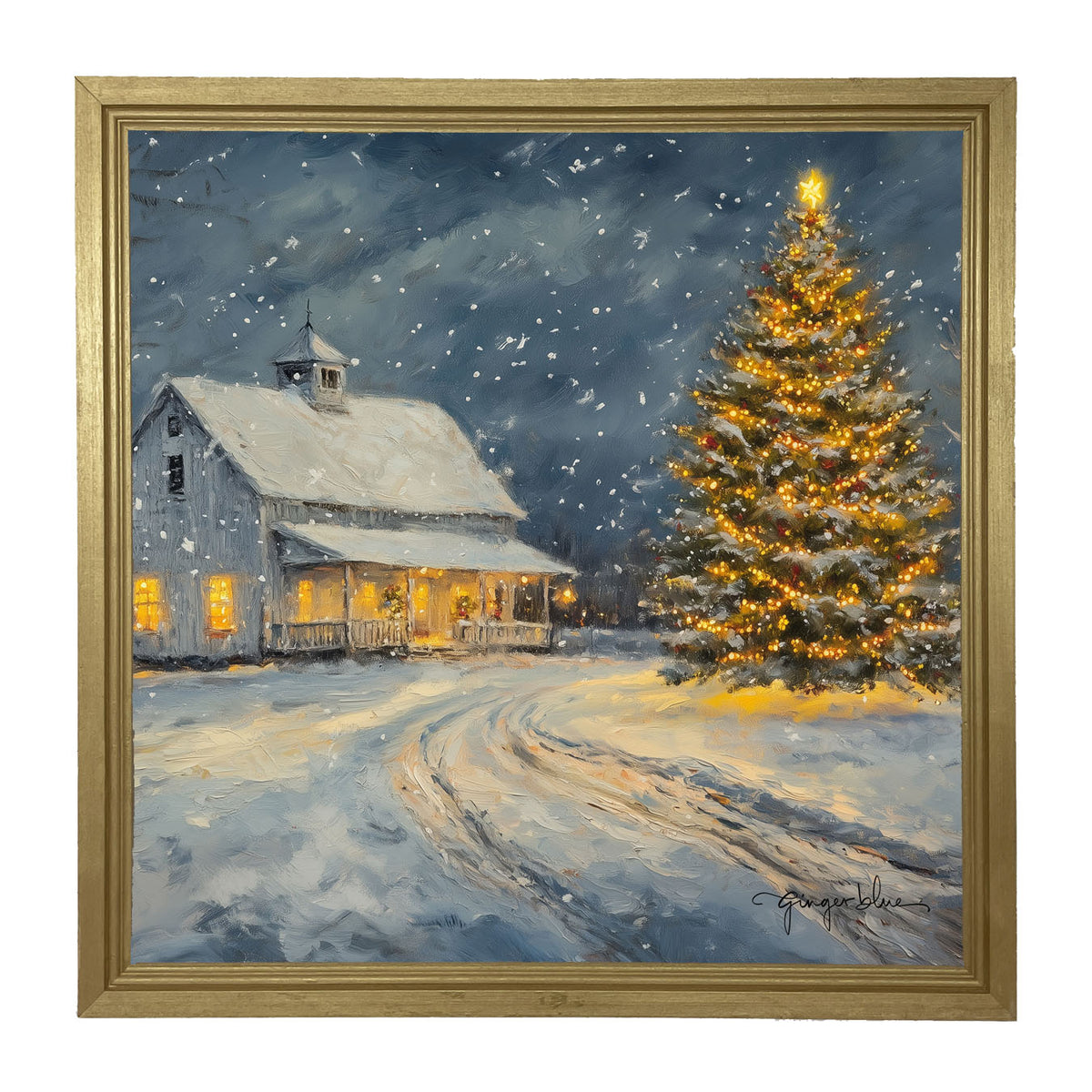 Christmas in the Country - Framed Art