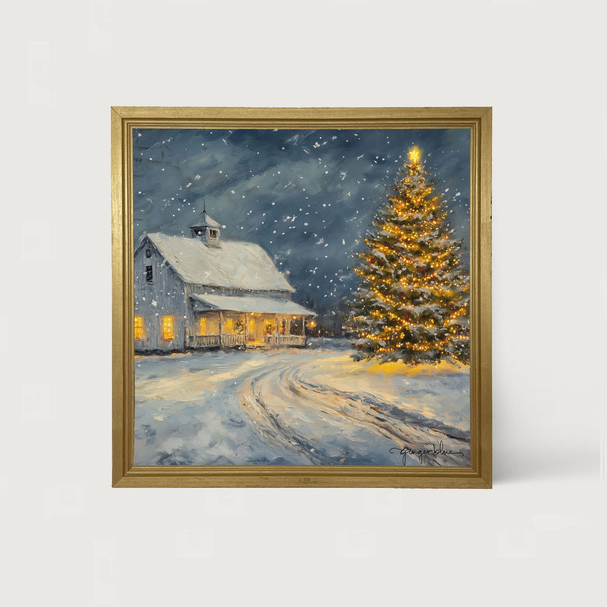 Christmas in the Country - Framed Art