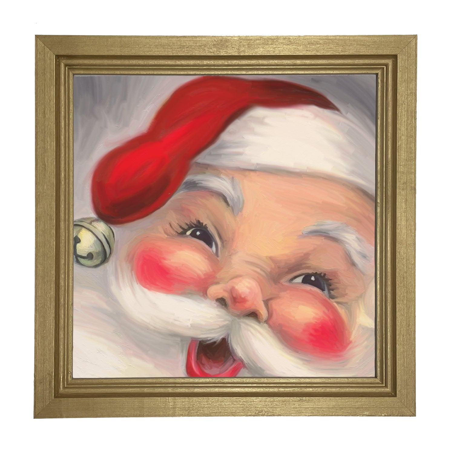Santa with Rosy Cheeks - Framed art
