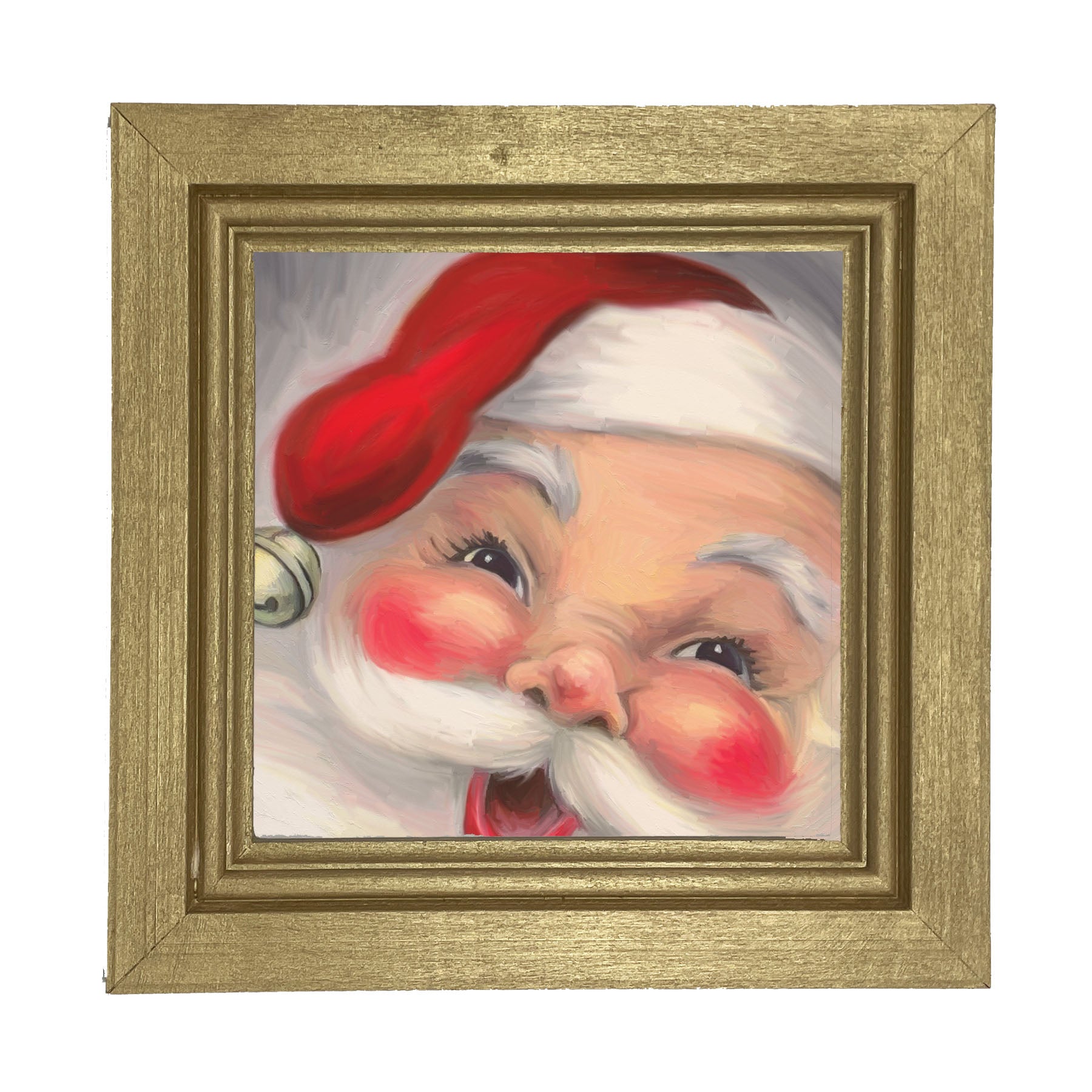 Santa with Rosy Cheeks - Framed art