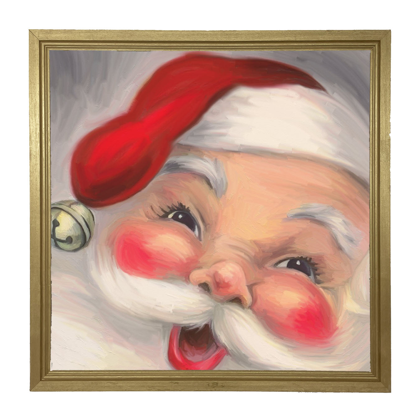 Santa with Rosy Cheeks - Framed art