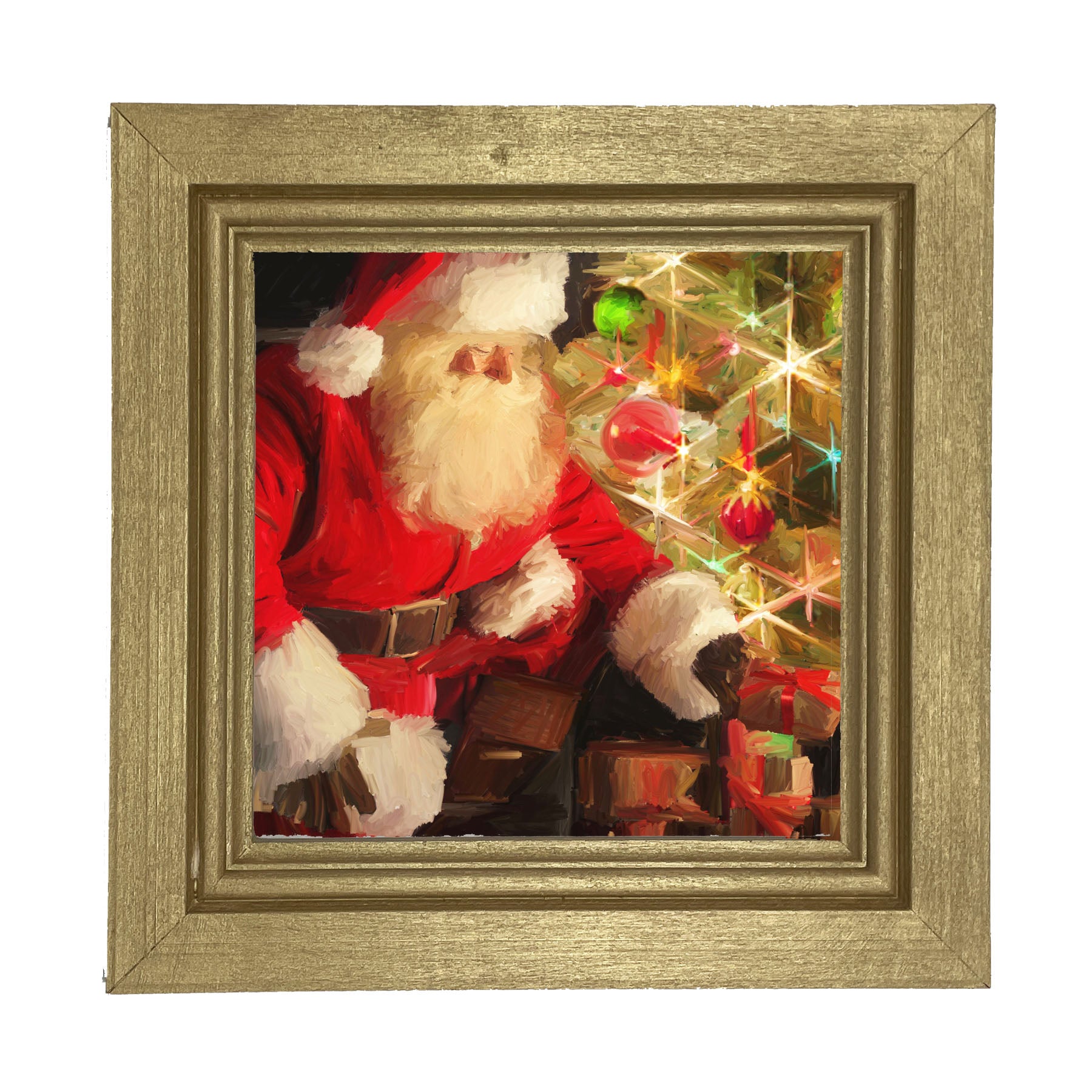 St. Nick at Christmas Time - Framed art