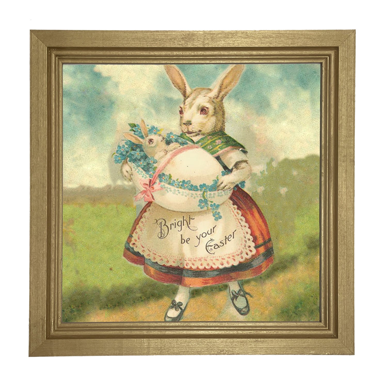 Bright Be Your Easter - Framed art