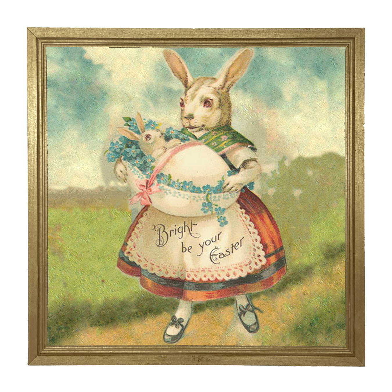 Bright Be Your Easter - Framed art