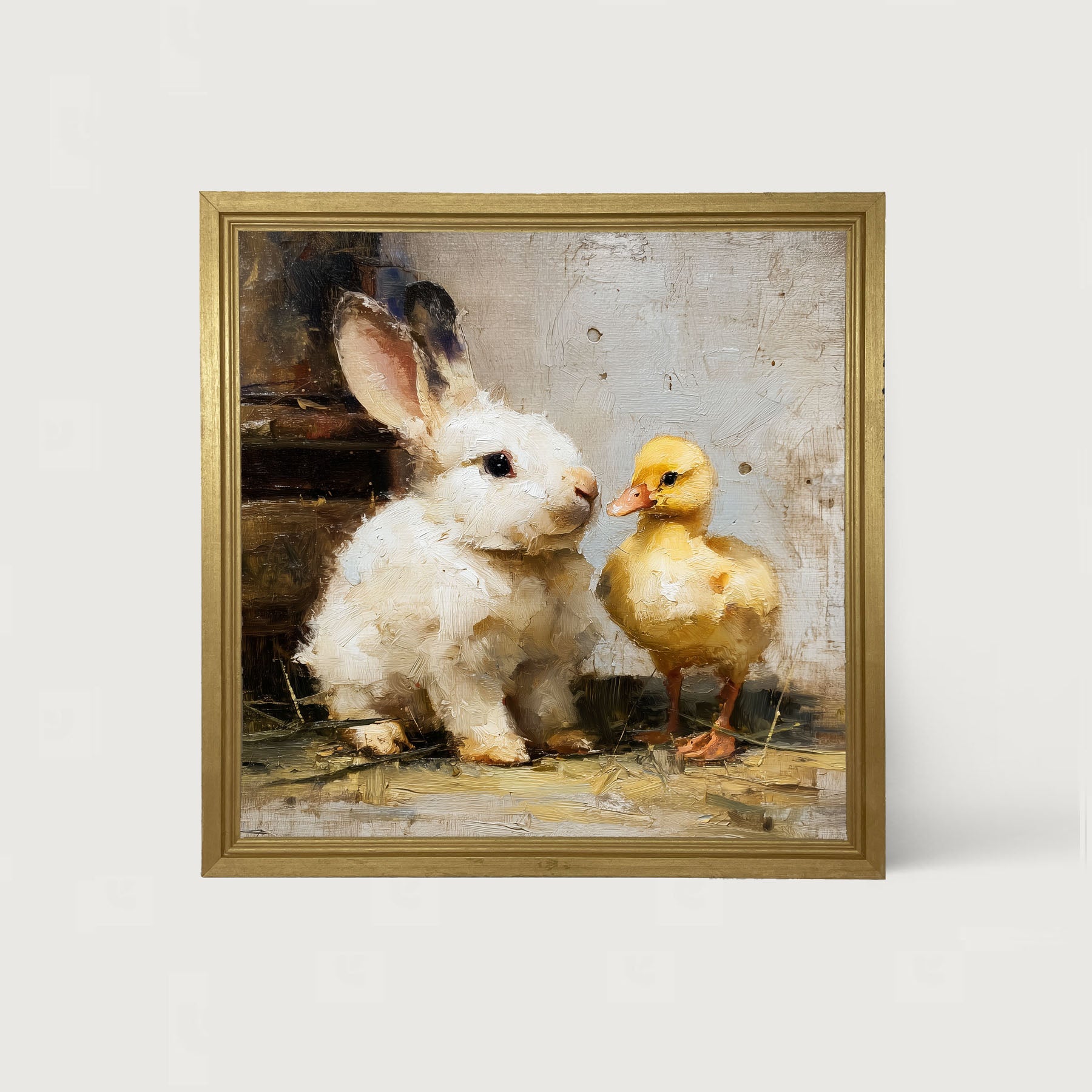 White Rabbit with Duck