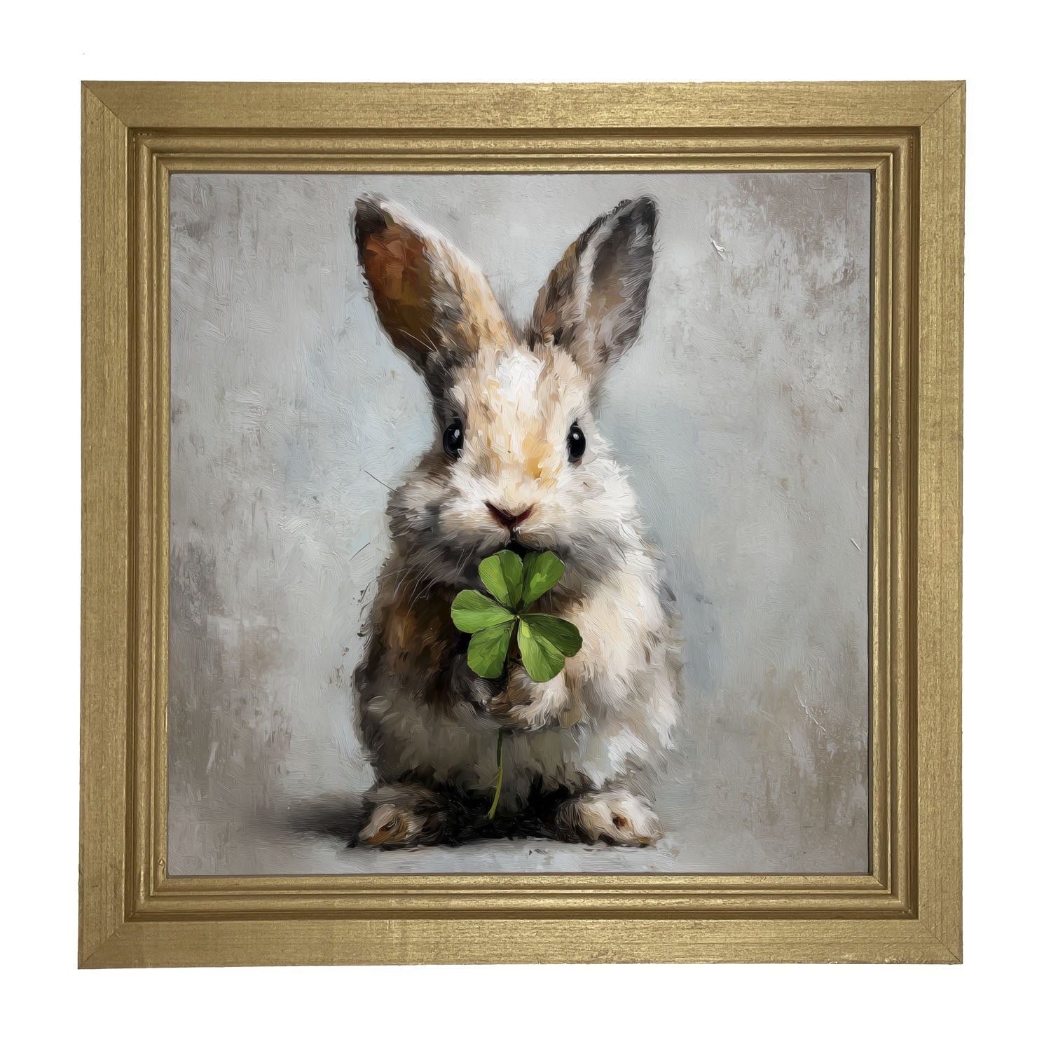 Holiday Bunny - St. Patrick's Day - Framed Art