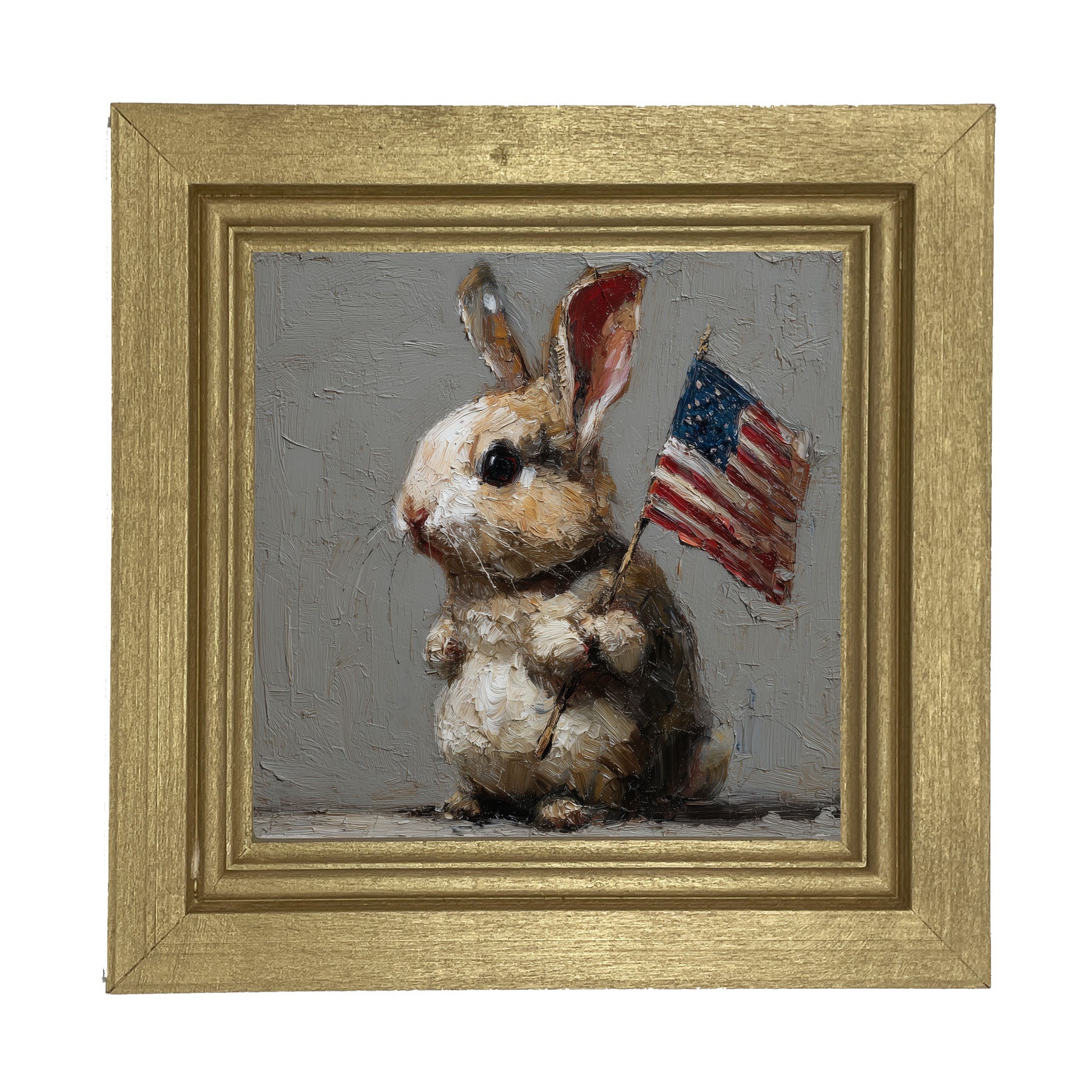 Holiday Bunny - Fourth of July - Framed Art