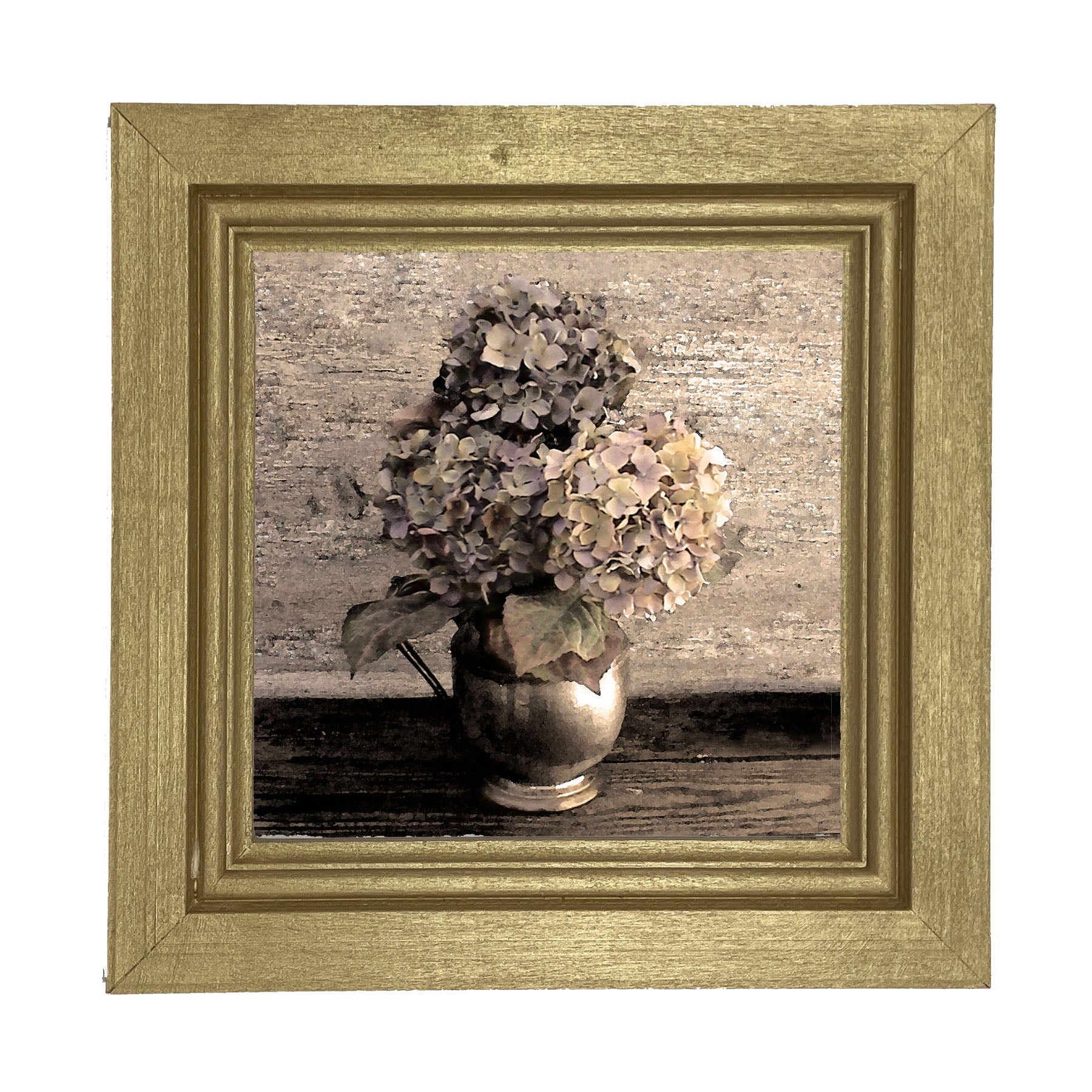 Blue Hydrangeas - Framed art