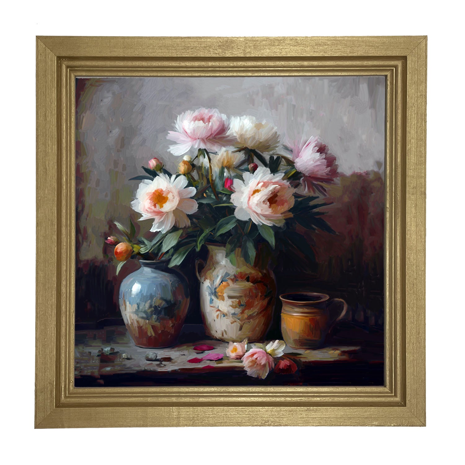 Rustic Flowers - Framed Art