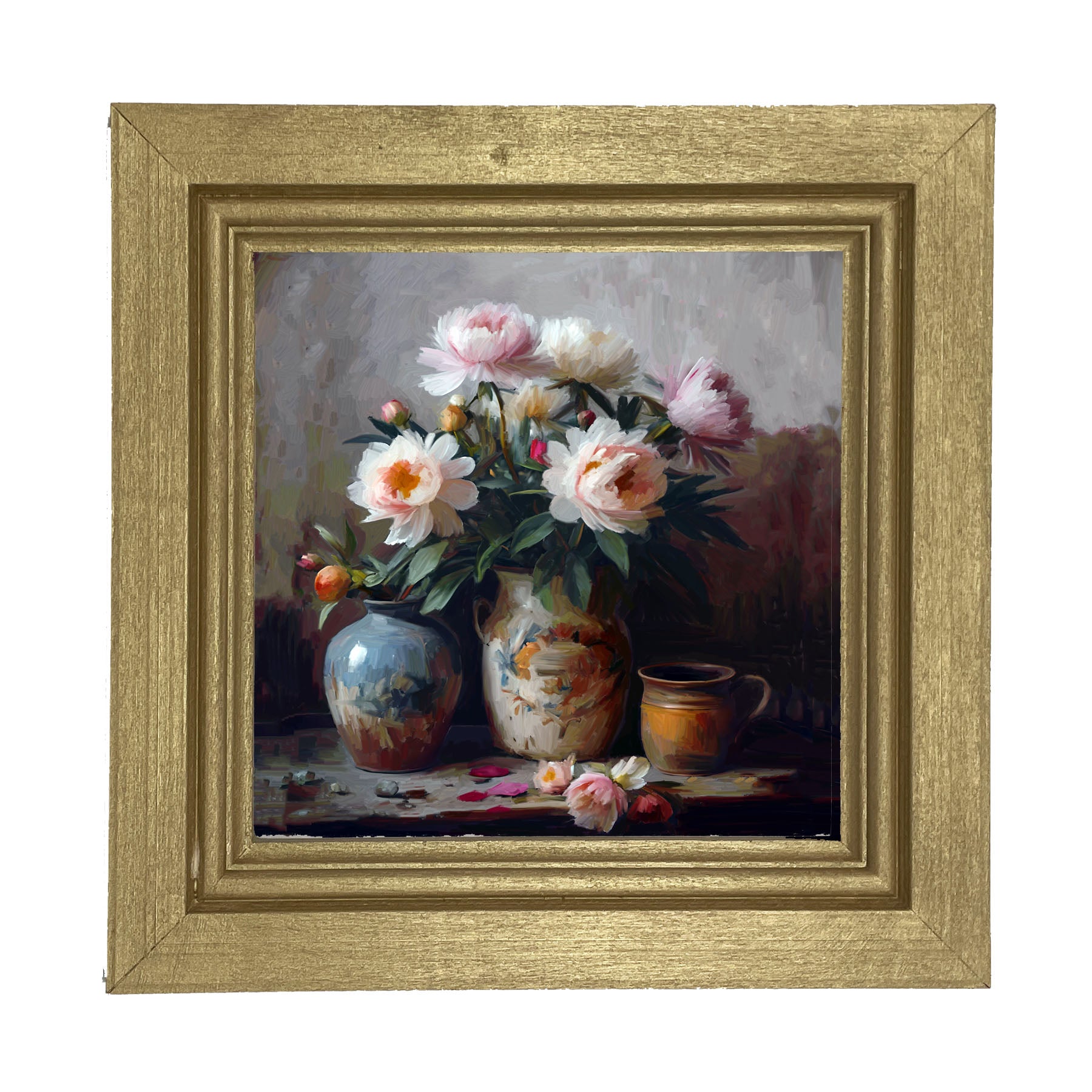 Rustic Flowers - Framed Art