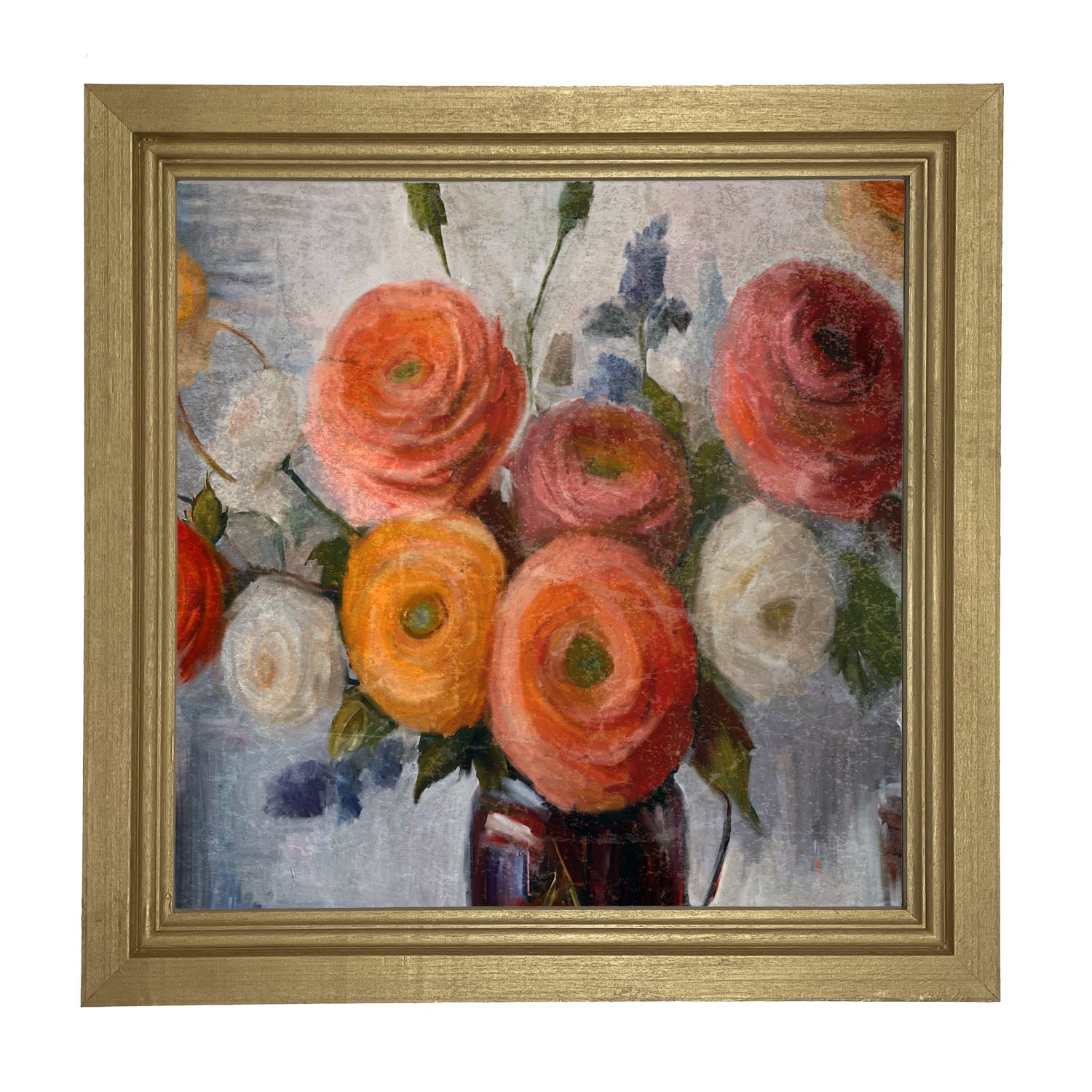 Colorful Ranunculus - Framed Art