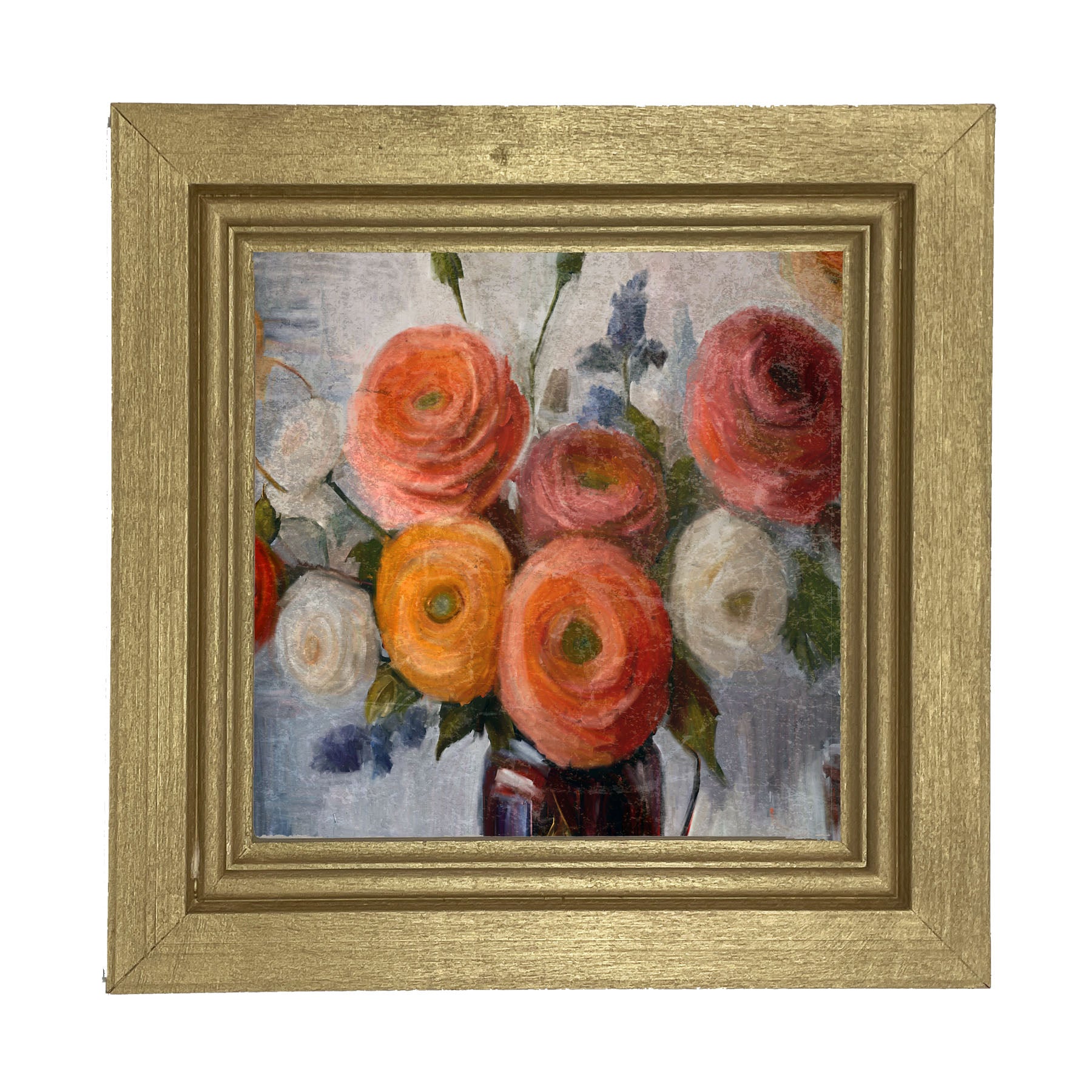 Colorful Ranunculus - Framed Art