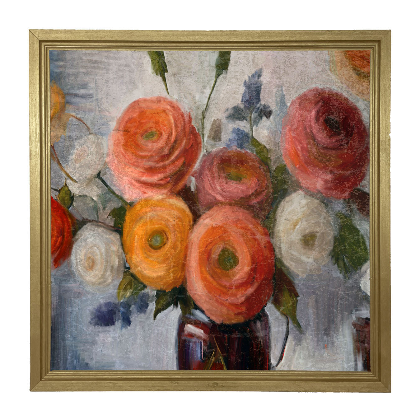 Colorful Ranunculus - Framed Art