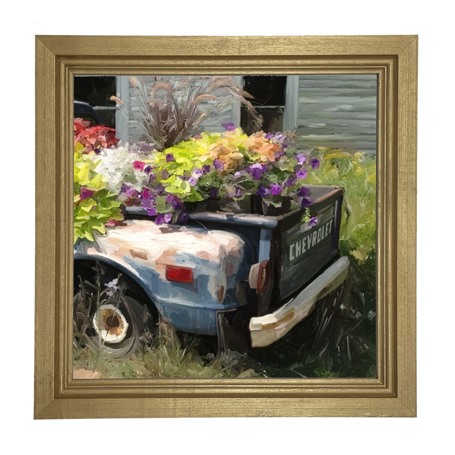 Chevrolet Flower Bed - Framed art