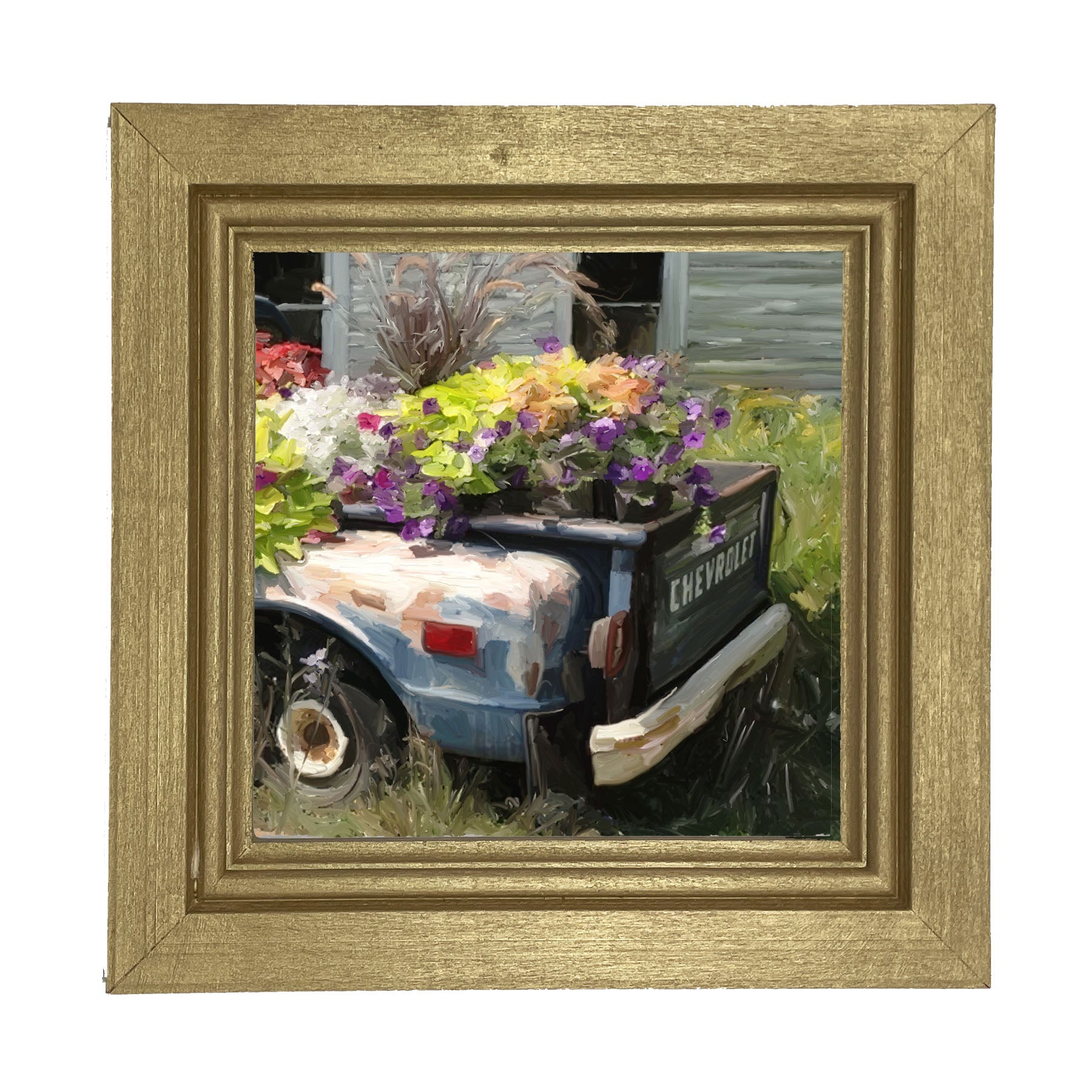 Chevrolet Flower Bed - Framed art