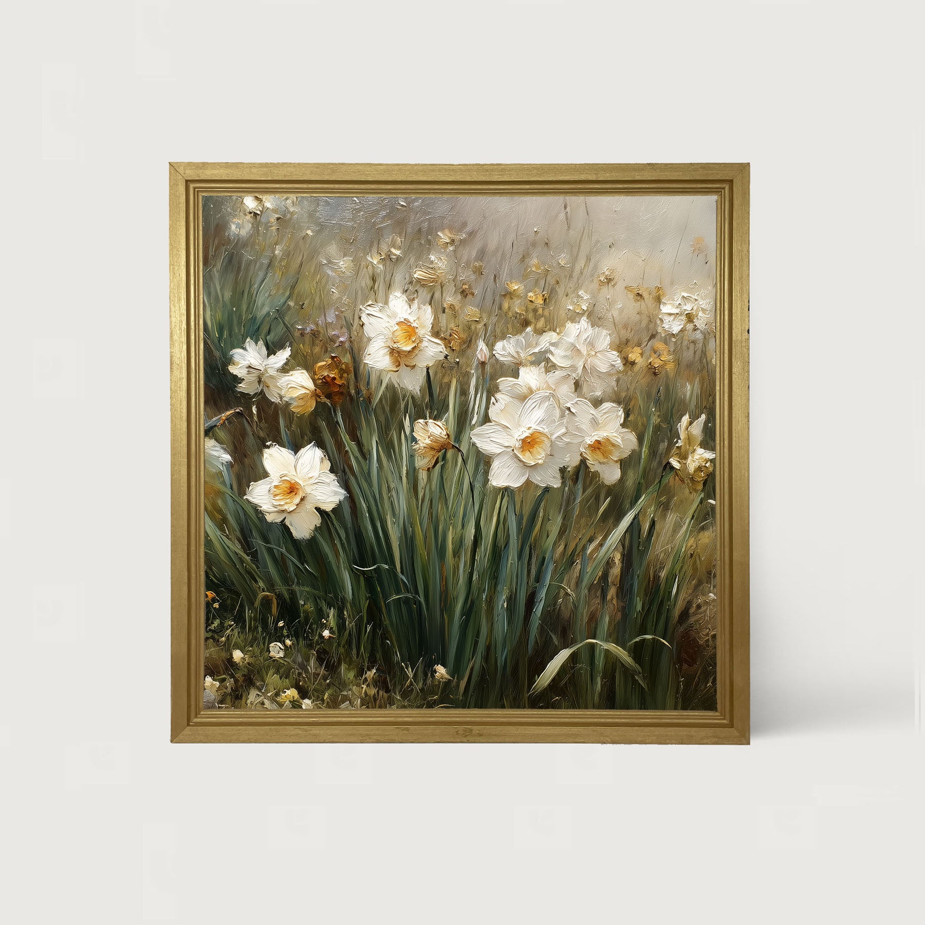 Patch of White Daffodils
