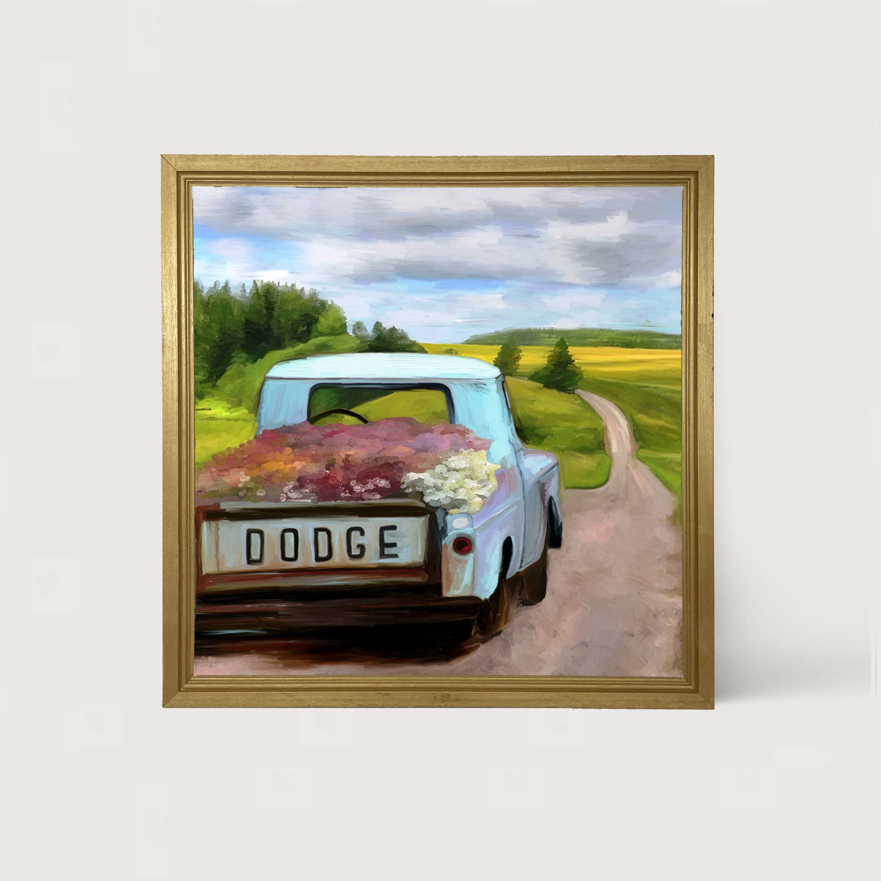 Dodge Flower Truck - Framed art
