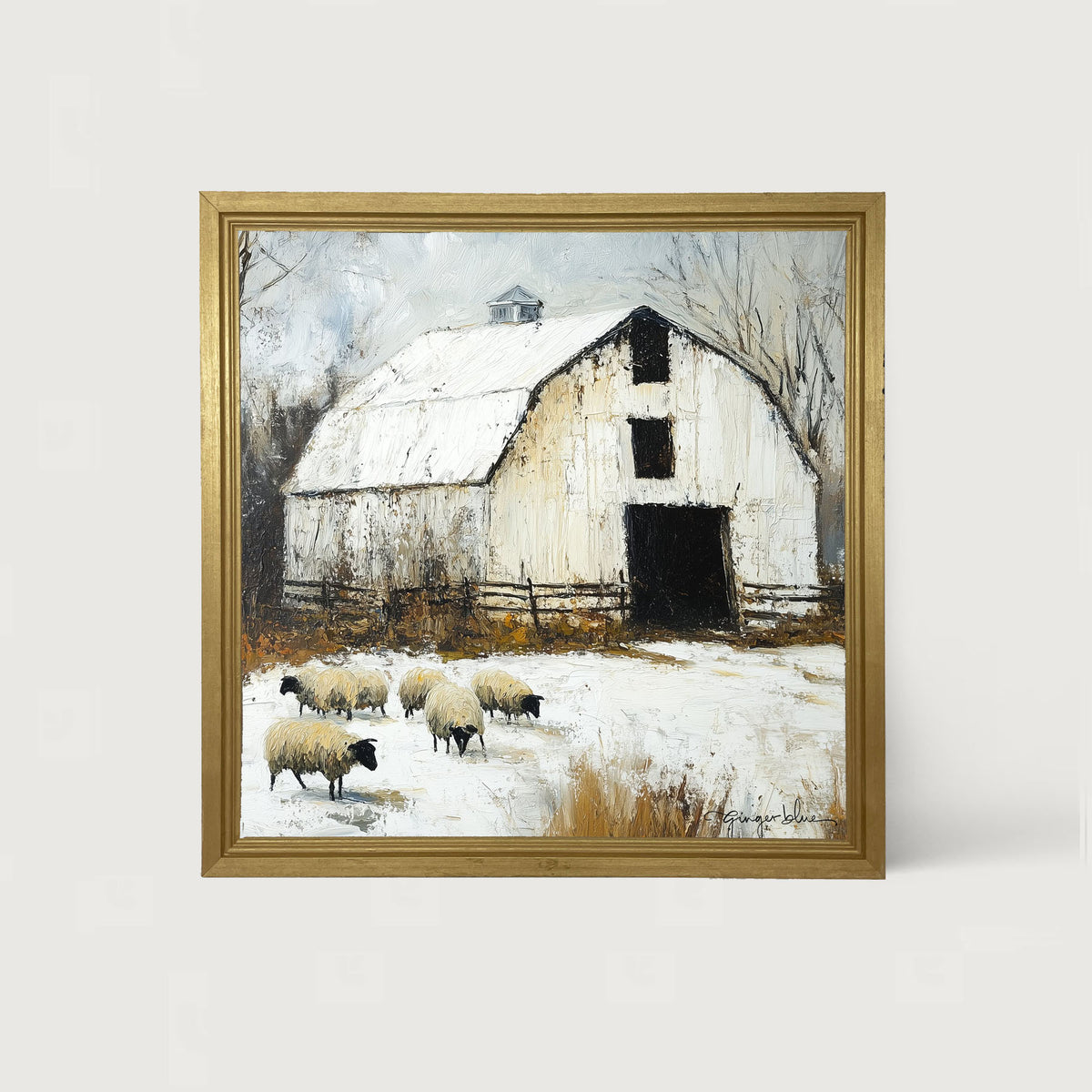 Sheep in Winter