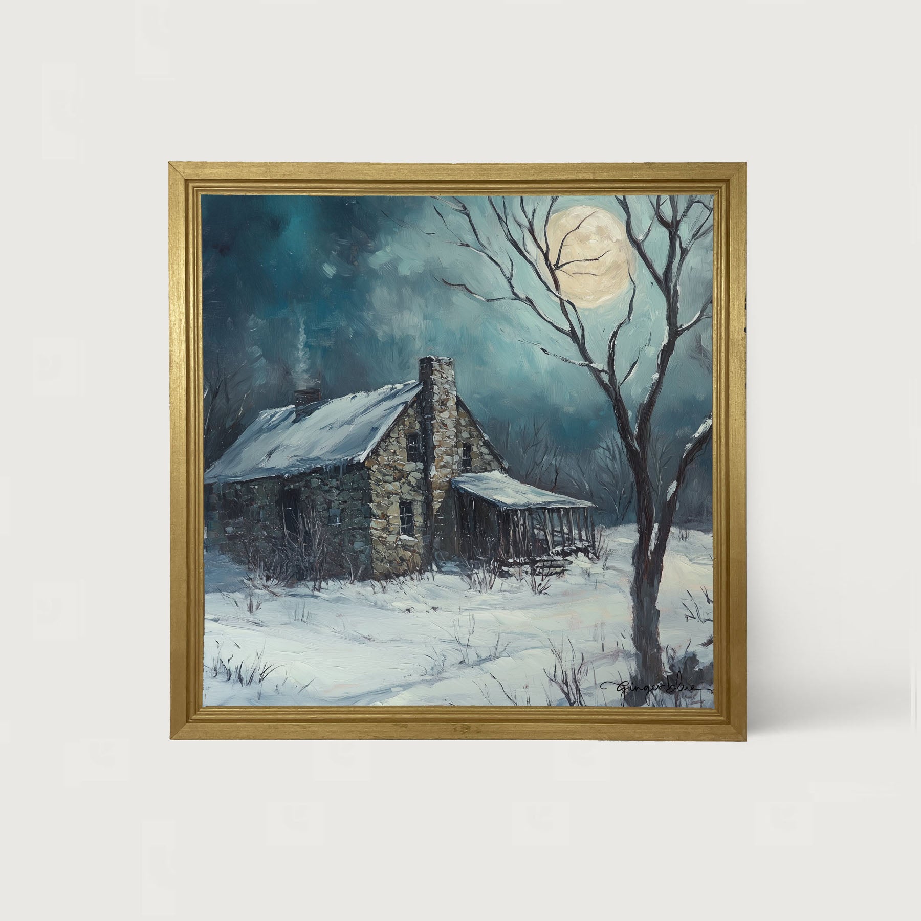 Country House in Winter