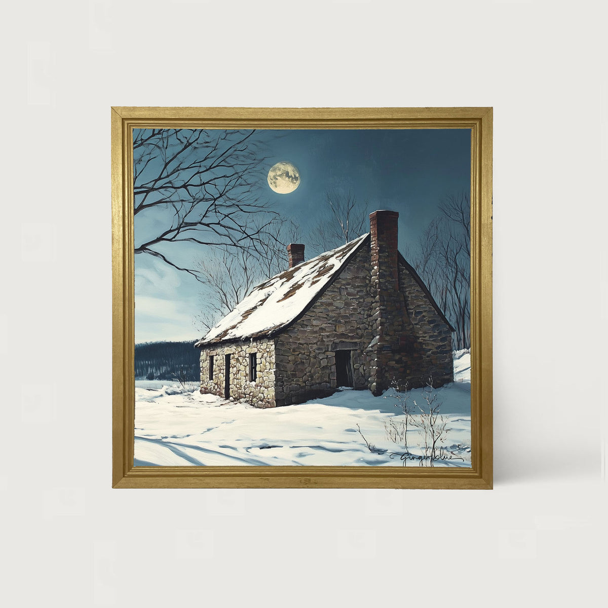 Moon-lit Country House