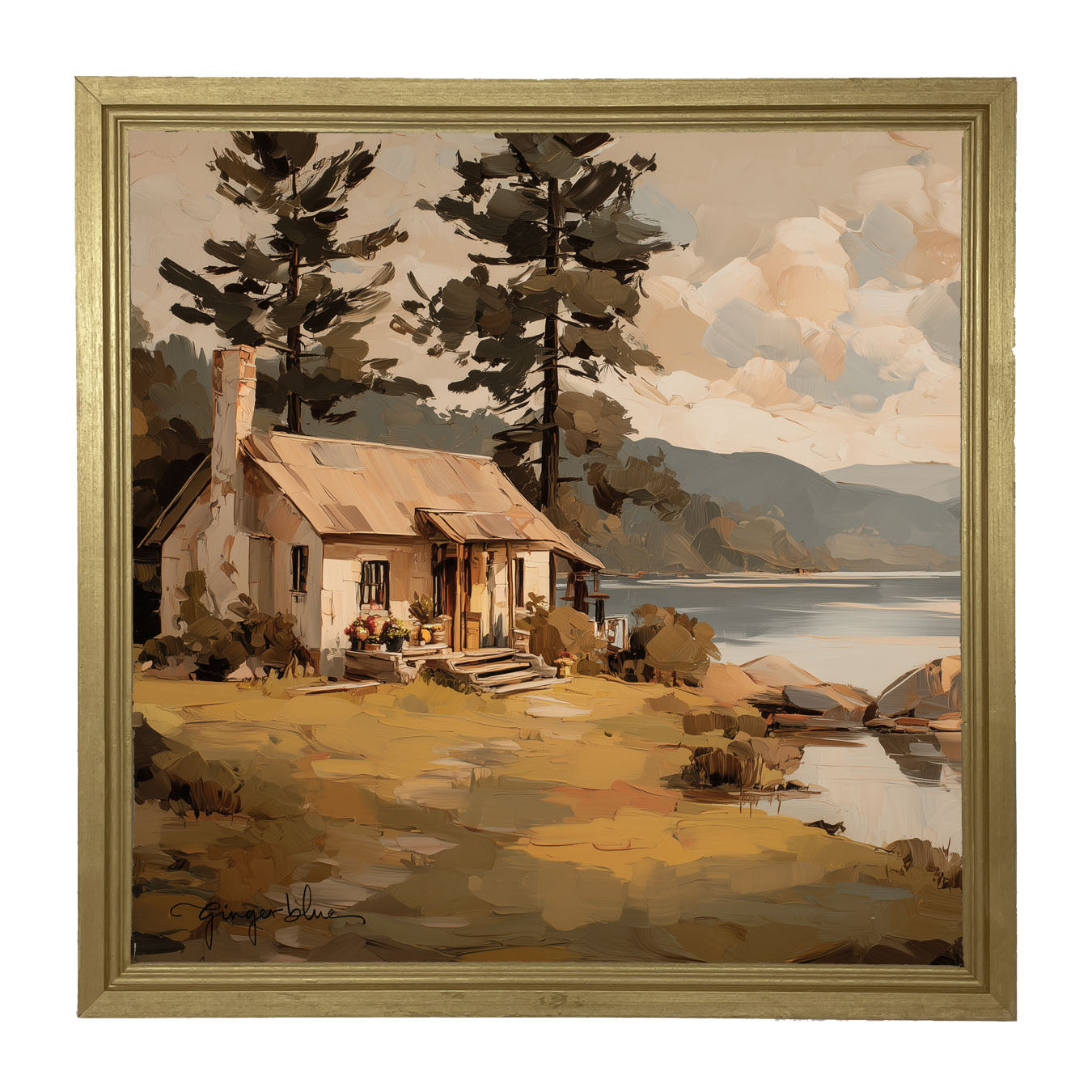 Adirondack Cabin - Framed Art