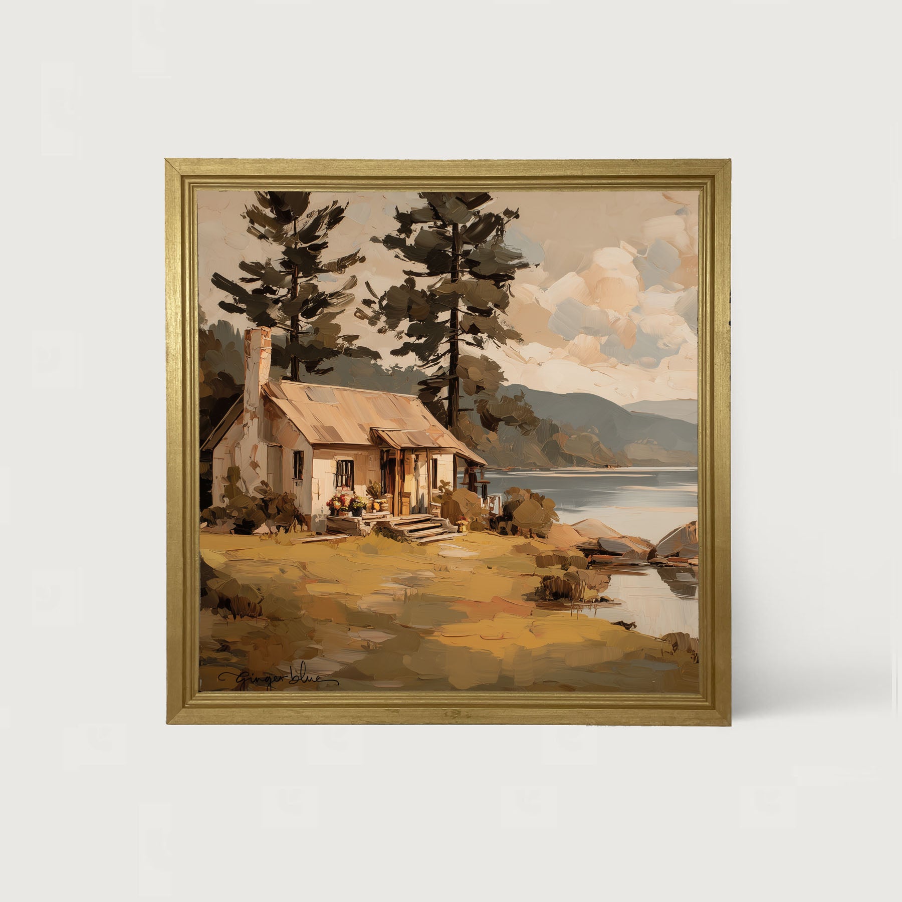 Adirondack Cabin - Framed Art