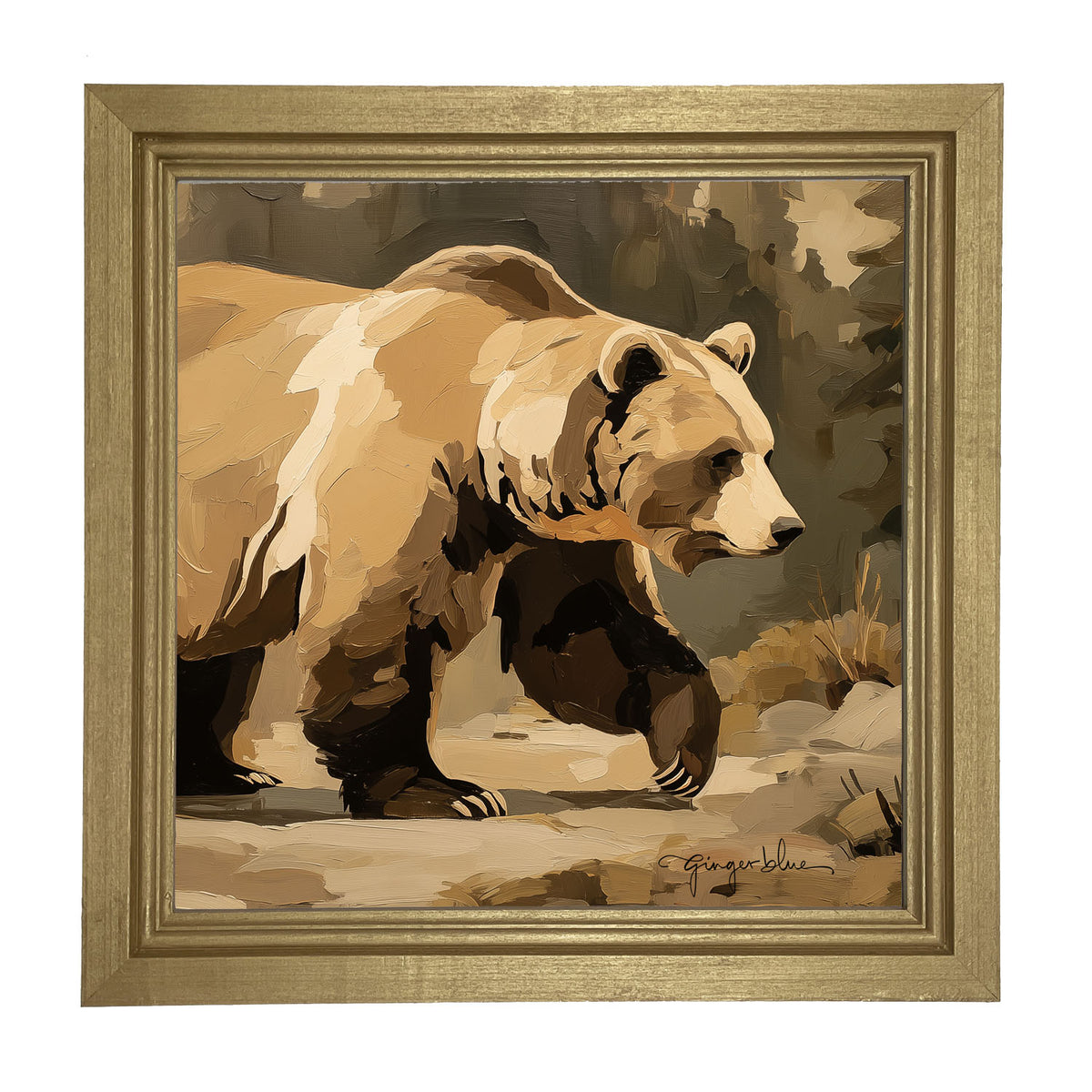 Adirondack Bear - Framed Art