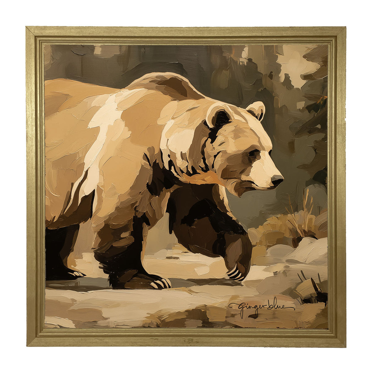 Adirondack Bear - Framed Art
